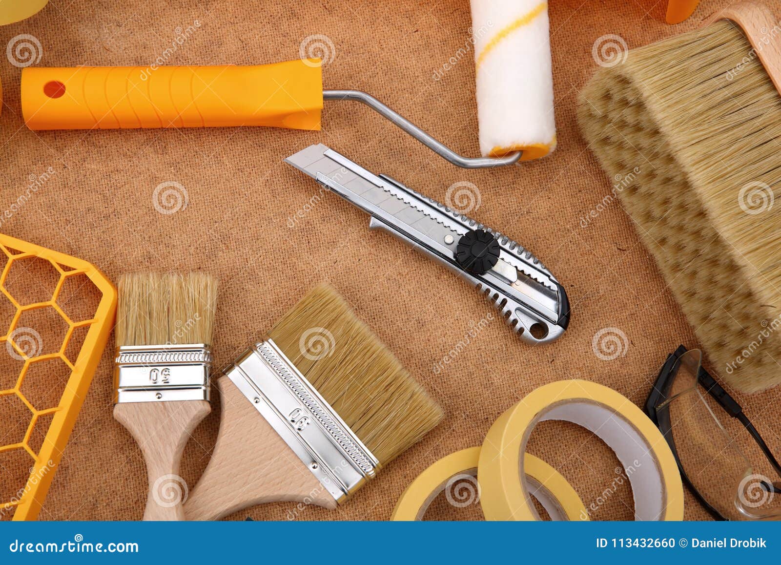 A Collection of Painting Tools Ready for Use for Hobbyist and ...