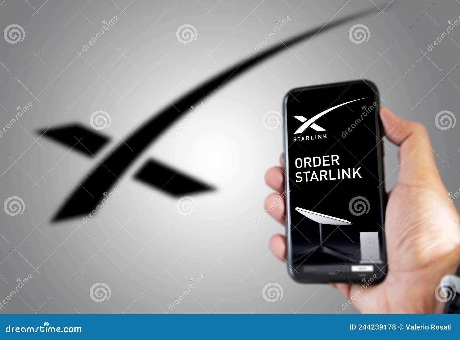 Ordering A Starlink Product Using A Smart Phone Editorial Stock Photo ordering-a-starlink-product-using-a-smart-phone-editorial-stock-photo