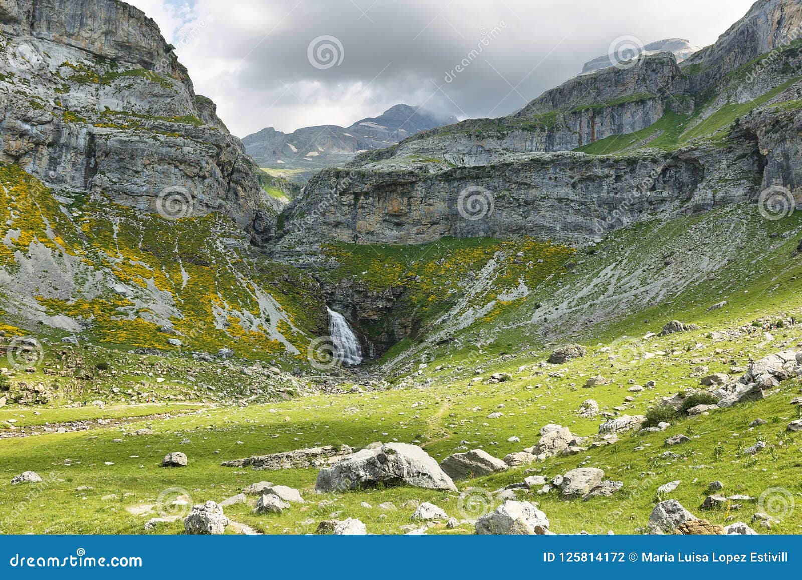 Ordesa National Park In Huesca Spain Stock Photo Image Of Peak People