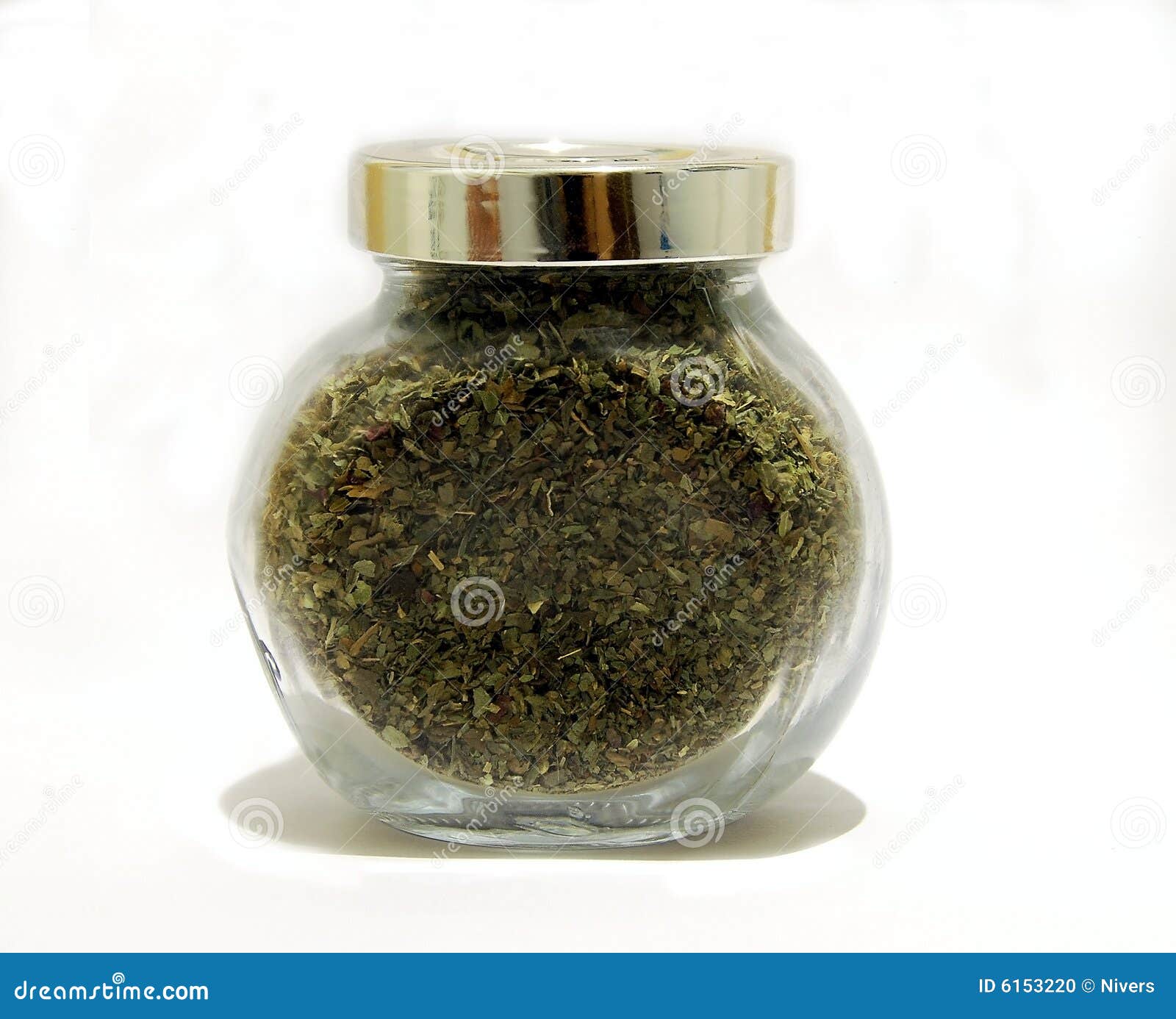 Oregano Jar Stock Photo Image 6153220