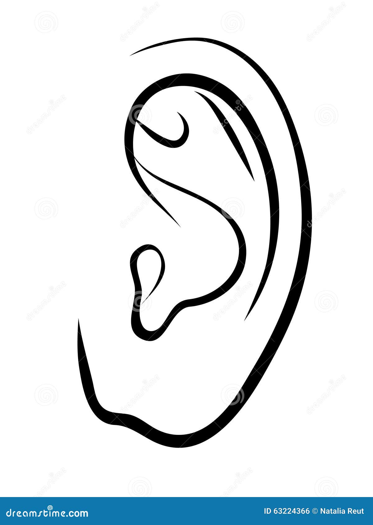 clipart gratuit oreille - photo #13