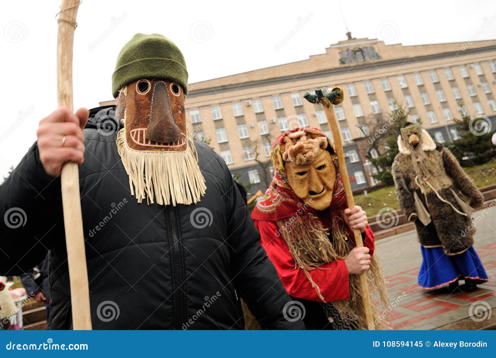 Orel, Russia, January 6, 2018: Koliada, Russian Winter Festival ...