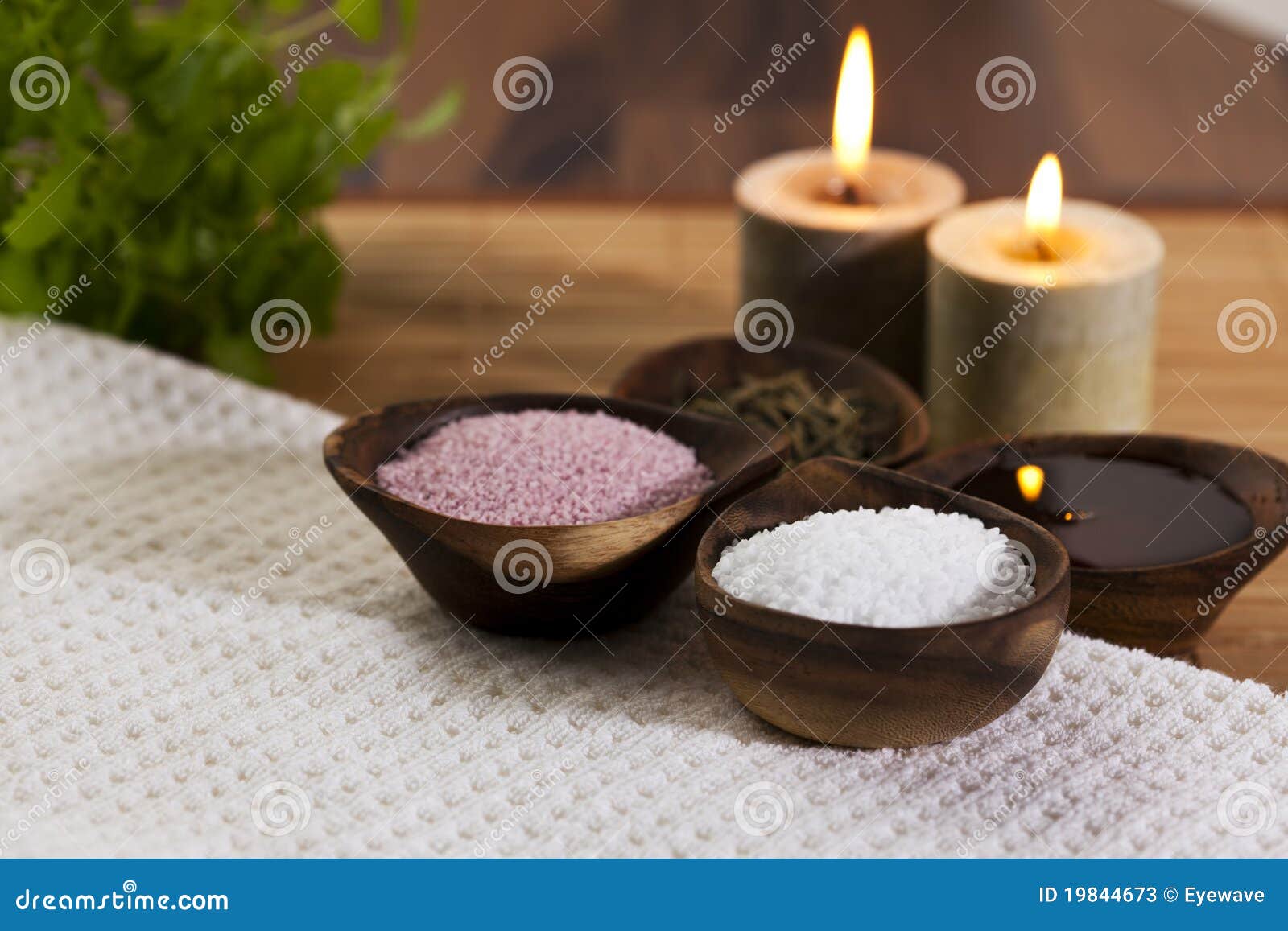 Organic bath ingredients stock image. Image of candles 19844673