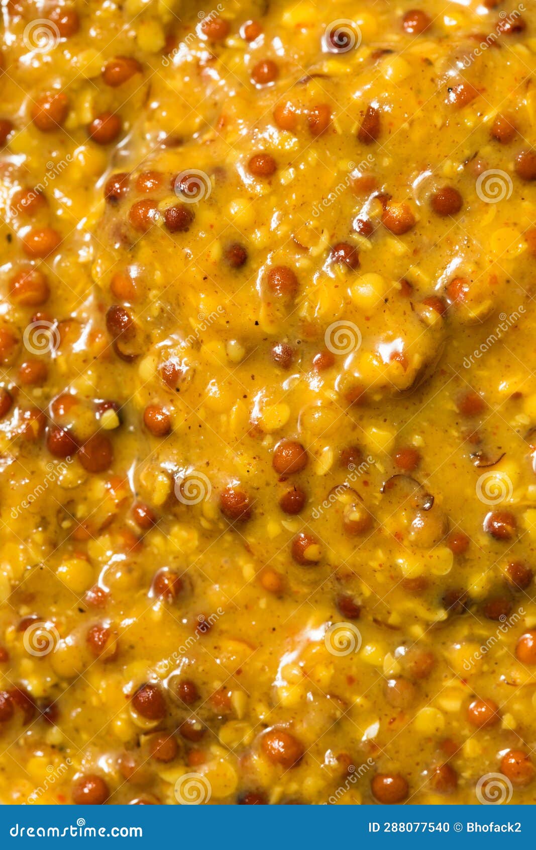 Organic Brown Spicy Grainy Mustard Stock Photo Image of background