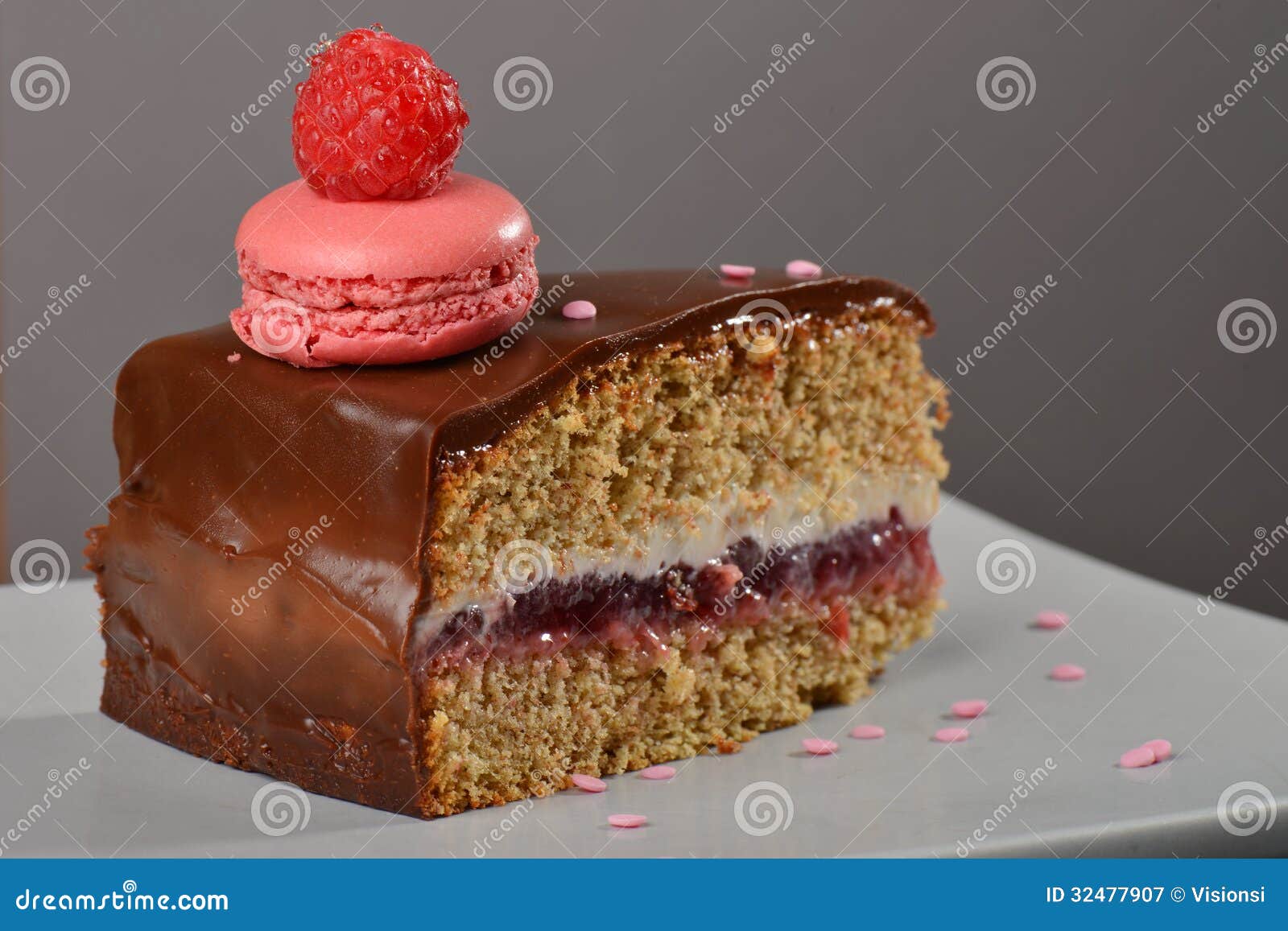 Organic Buckwheat Fruit Cake Stock Image Image of french, cake 32477907