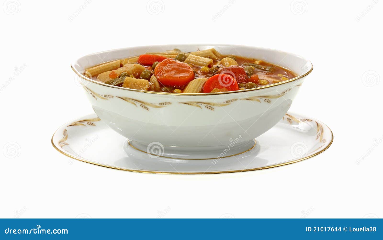 Organic Canned Vegetable Soup Stock Photo Image of chunked, pasta