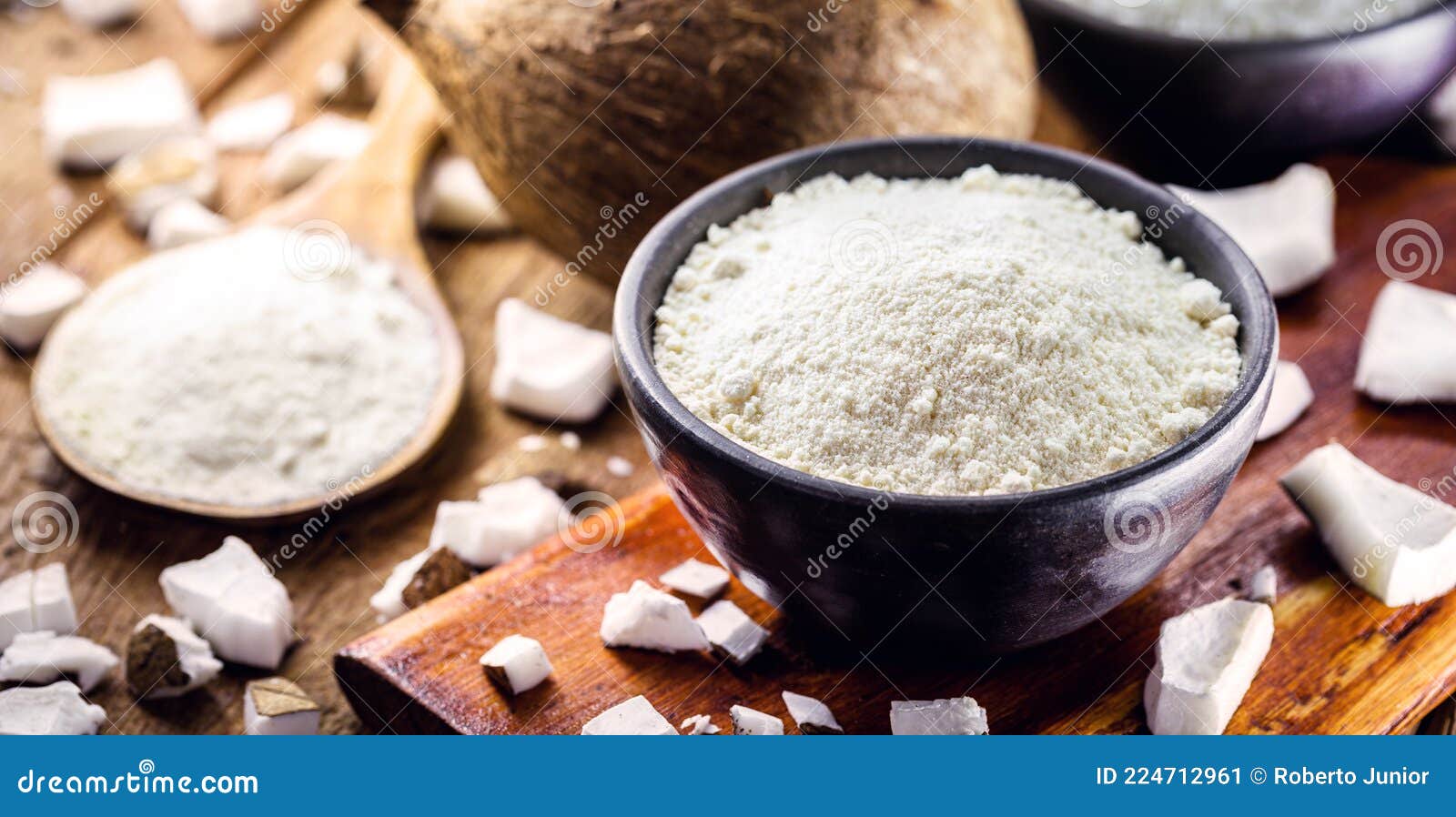 Organic Coconut Flour, Made from Coconut, Culinary Ingredient of Fruit