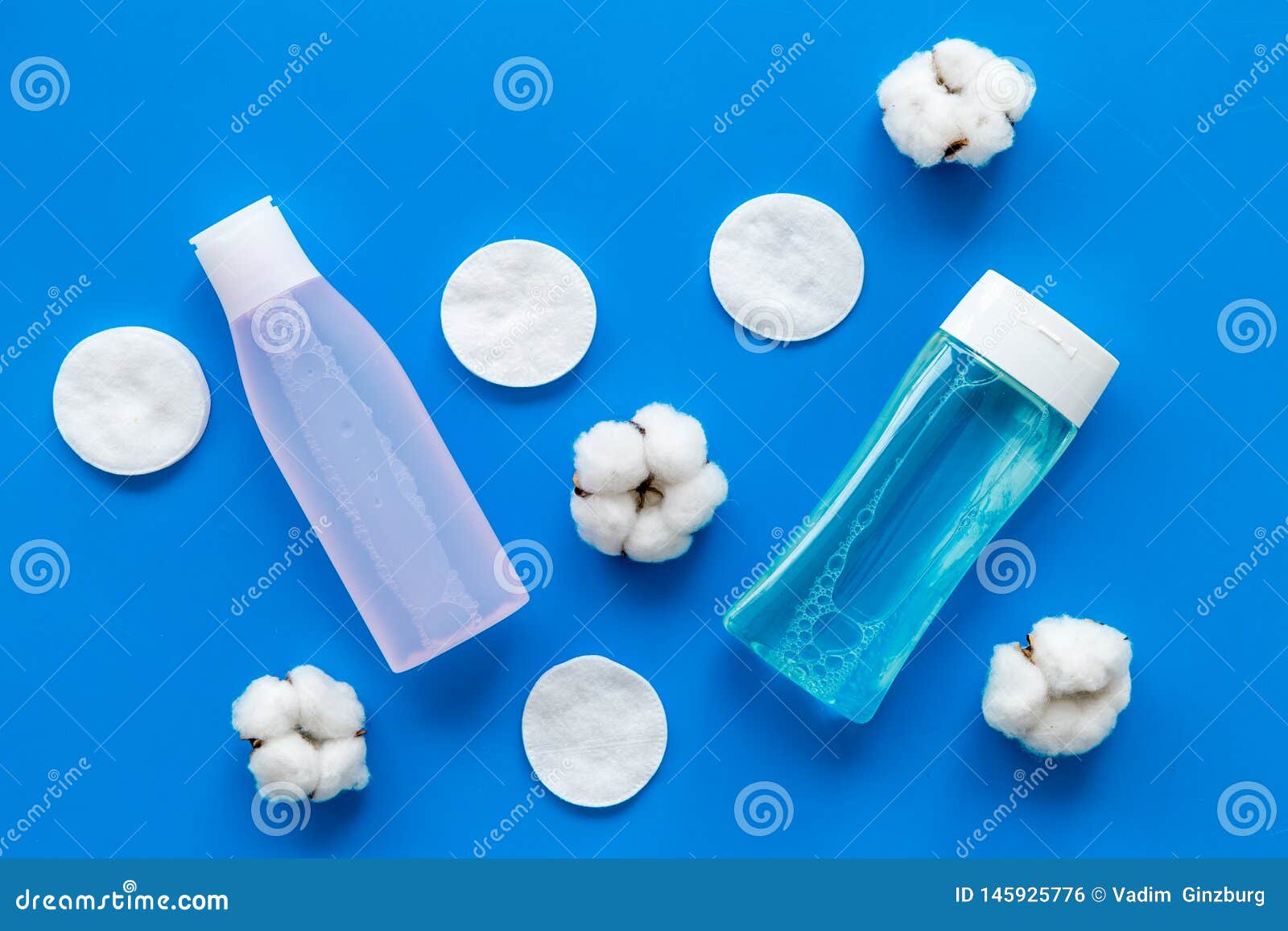 Download Organic Cosmetics For Face Clearing With Cotton Pads ...
