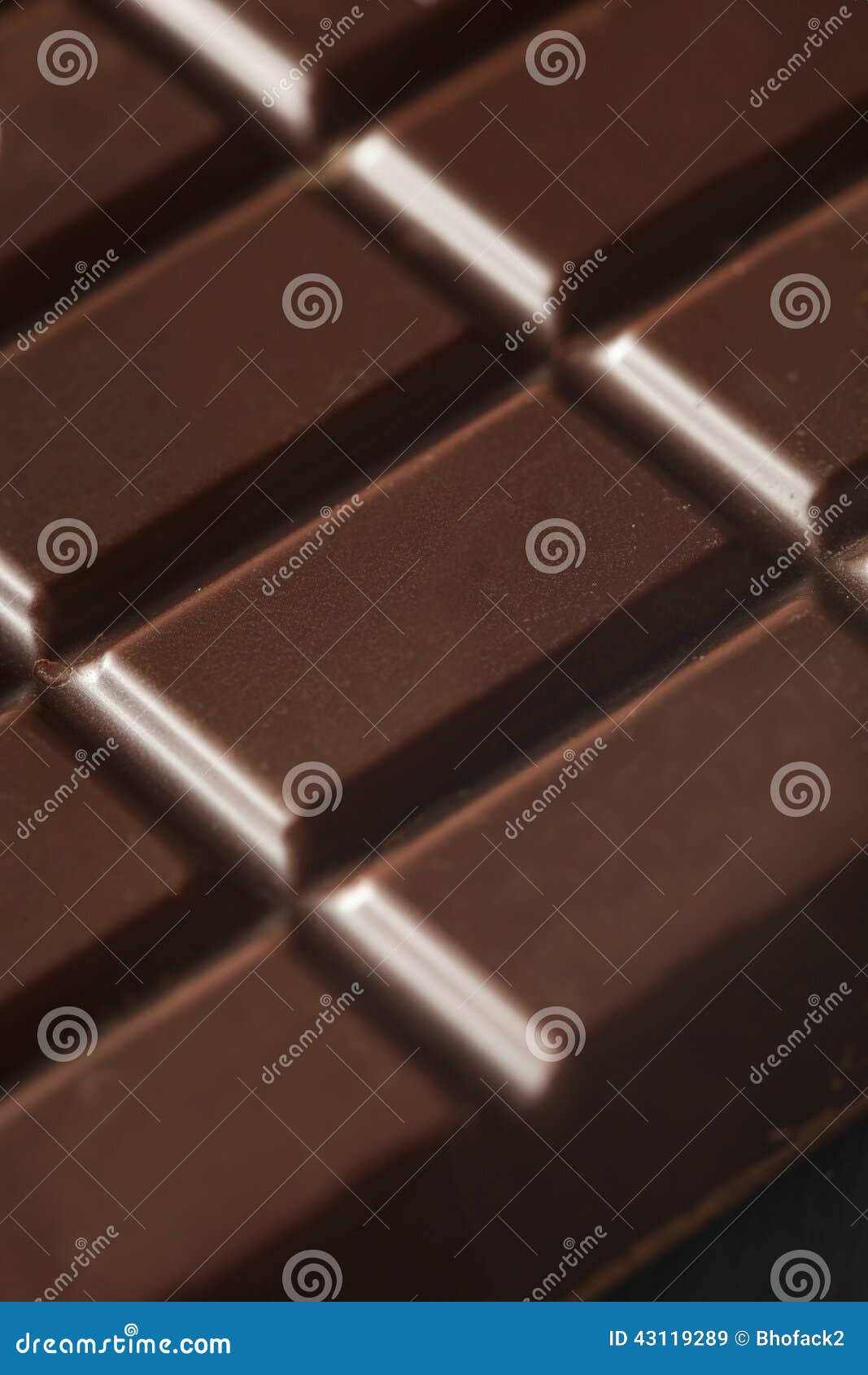 Organic Dark Chocolate Candy Bar Stock Image Image of candy, sweet 43119289