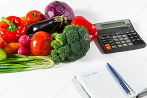 Organic Diet Plan And Fresh Vegetable Composition Stock Image Image Of Concept Harvest 96202251