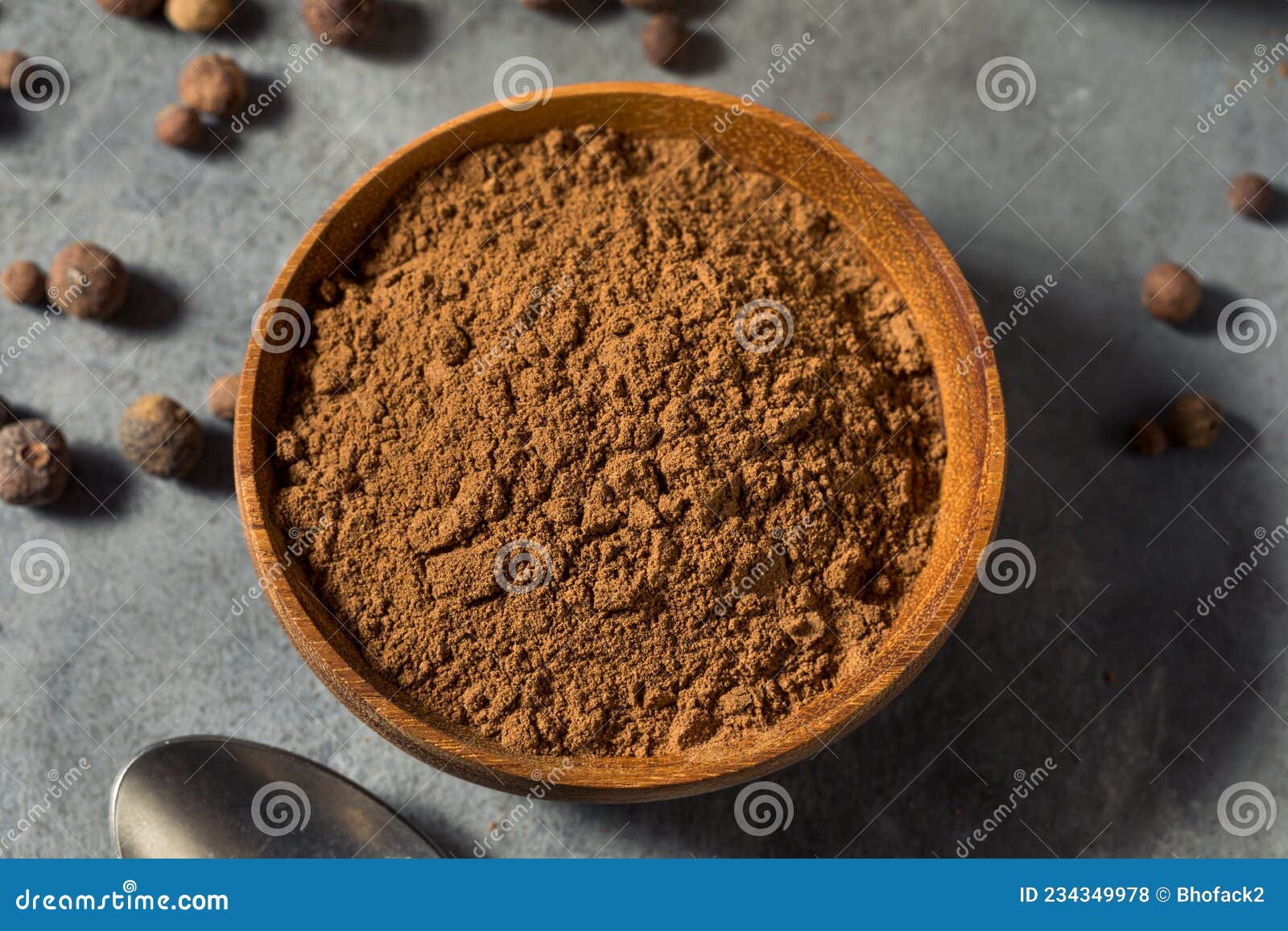 Organic Dry Ground Allspice Stock Photo Image of aromatic, spices