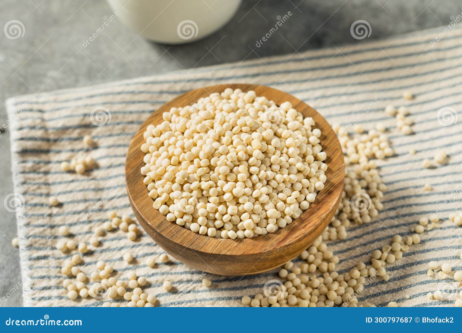 Organic Dry Large Couscous stock image. Image of wheat 300797687