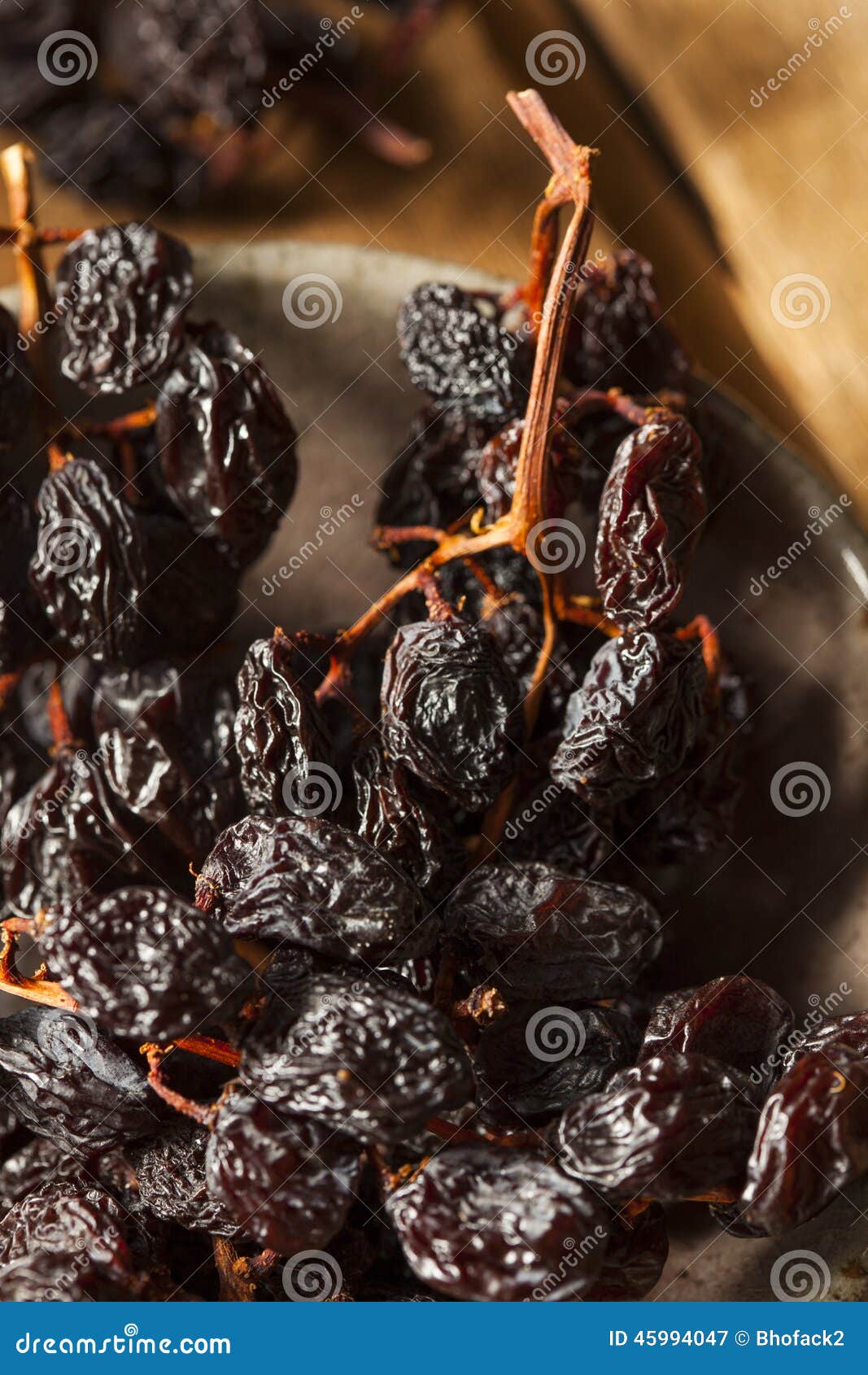 Organic Dry Raisins on the Vine Stock Image Image of food, organic