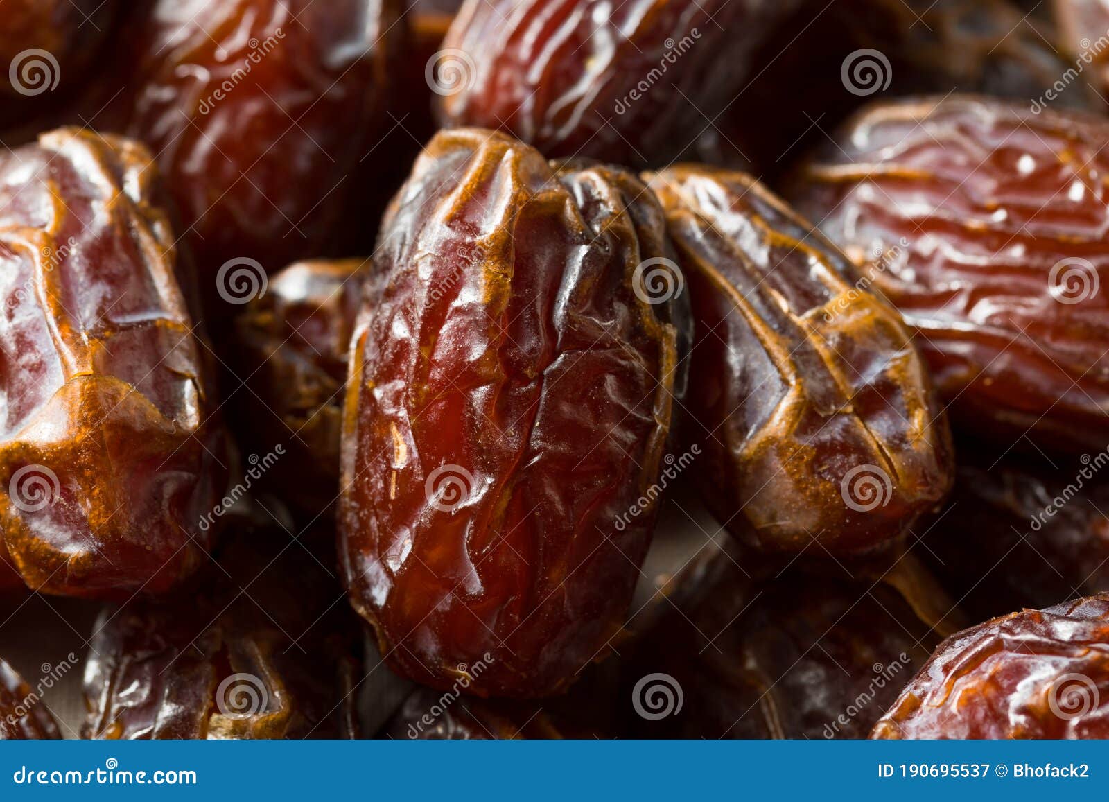 Organic Dry Red Dates stock image. Image of eating, gourmet 190695537