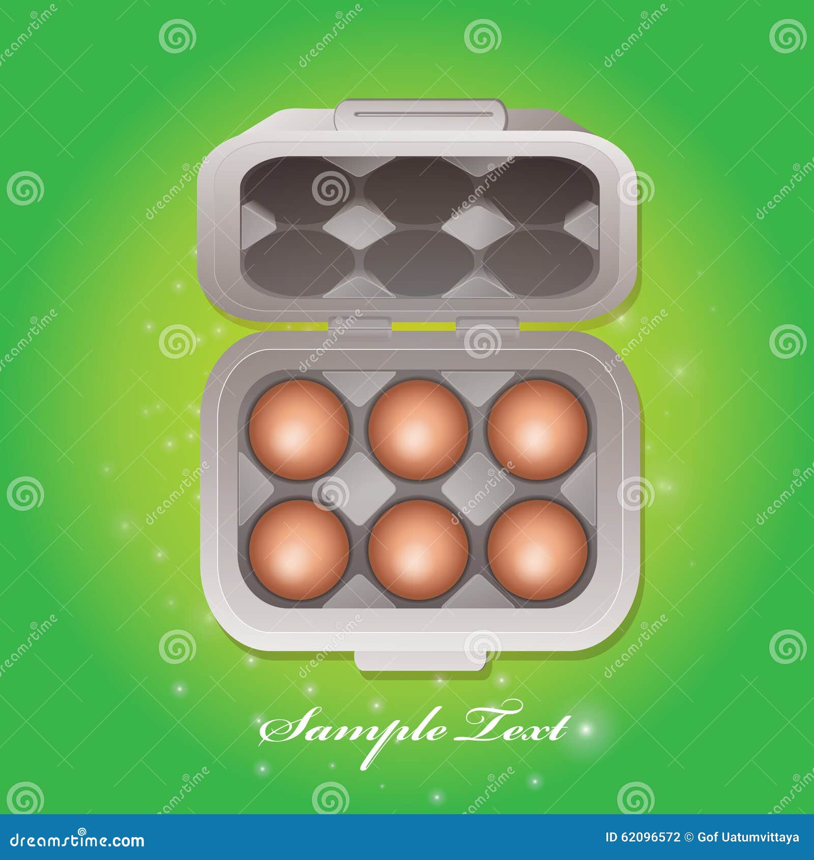 Organic Egg Vector stock vector. Illustration of natural 62096572