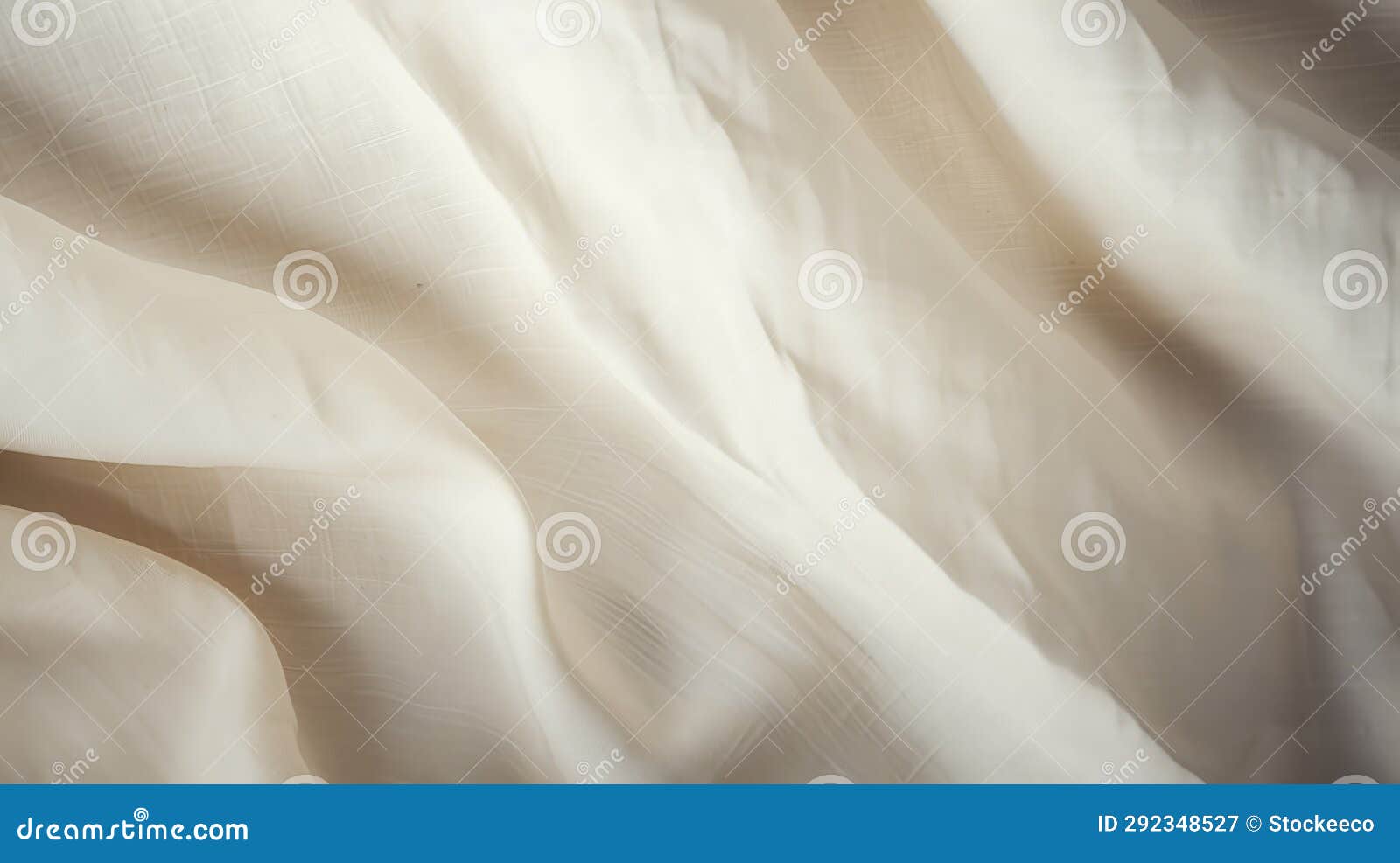 organic flowing forms: close-up of white silk fabric texture