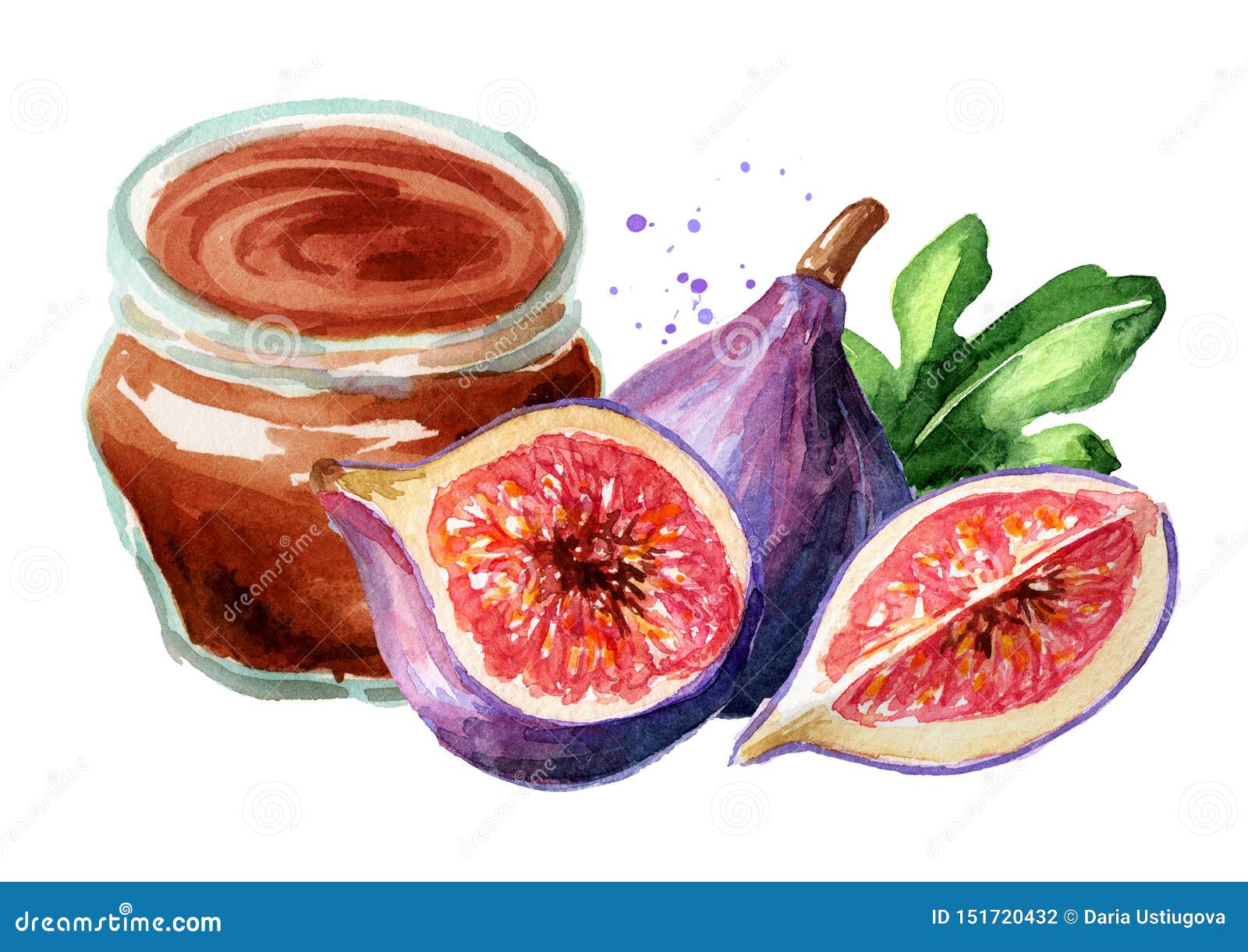 Download Organic Fruit Jam Glass Jar Of Fig Marmalade And Fresh Fruit Isolated On White Background Watercolor Hand Drawn Illustration Stock Photo Image Of Drawing Group 151720432 Yellowimages Mockups