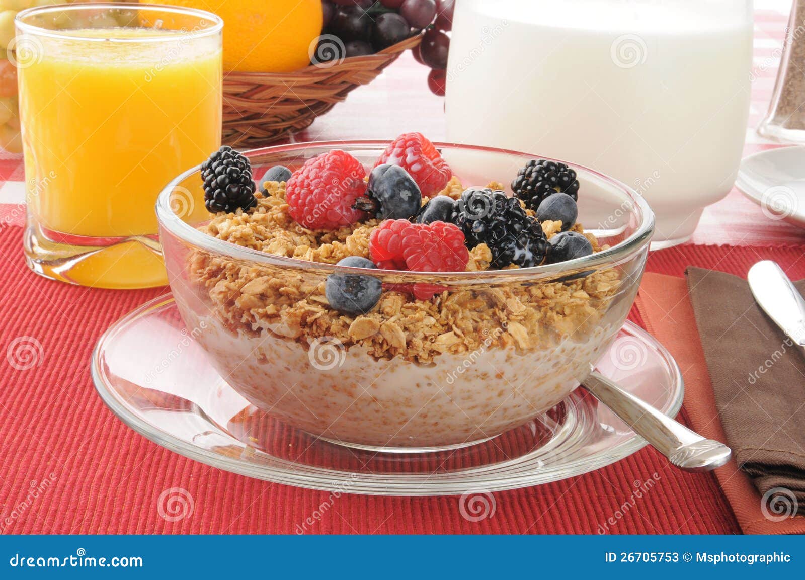 Organic granola stock image. Image of beverage, juice 26705753