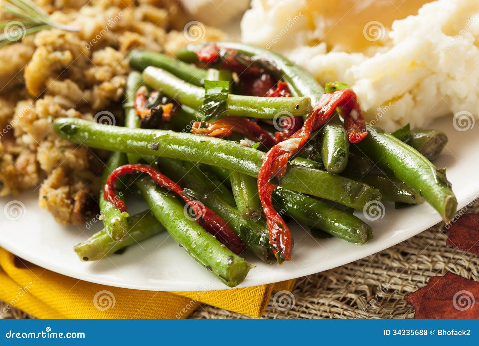 Organic Healthy Green Beans Stock Photo Image of delicious, beans