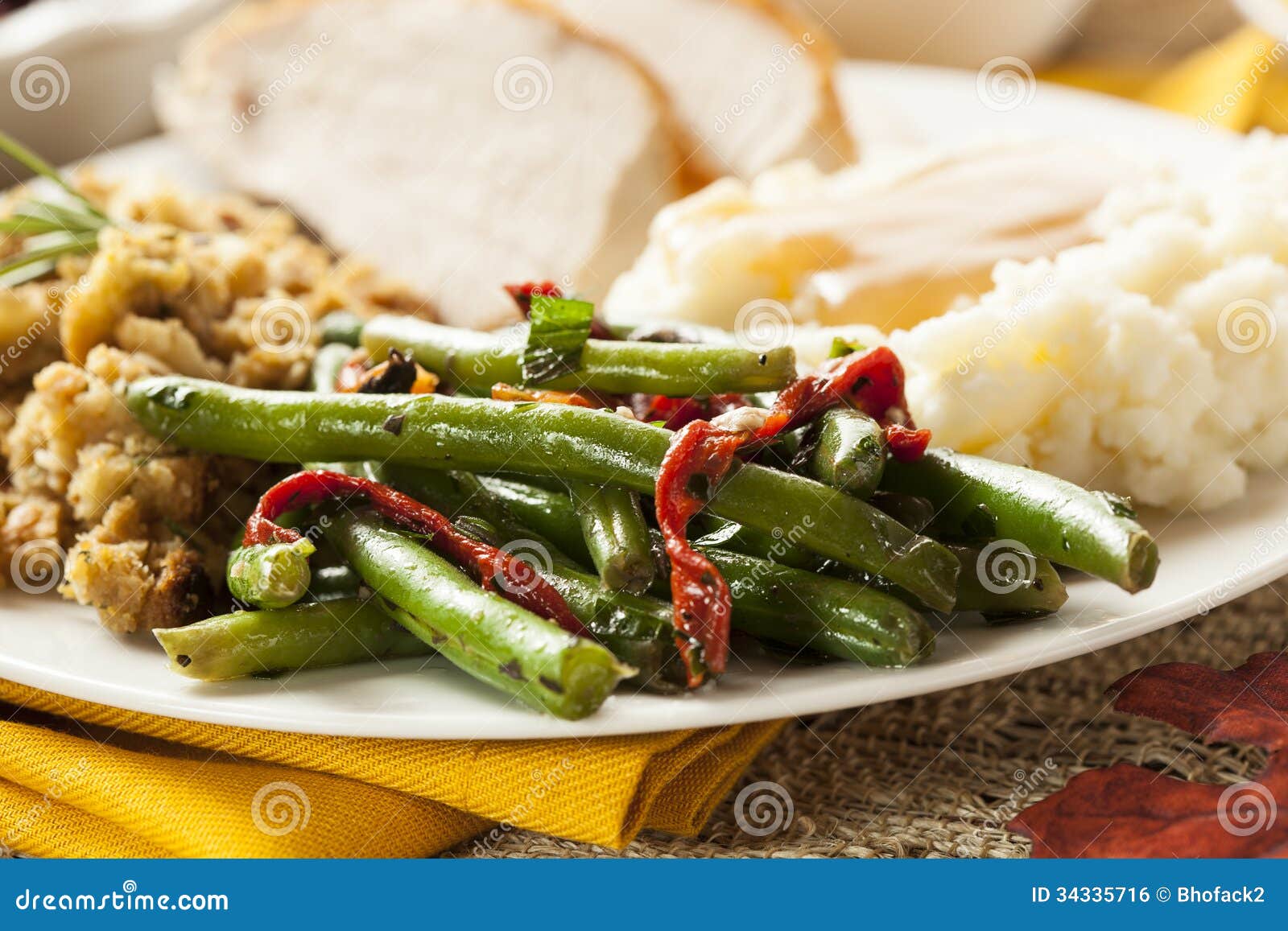 Organic Healthy Green Beans Stock Photo Image of organic, group 34335716