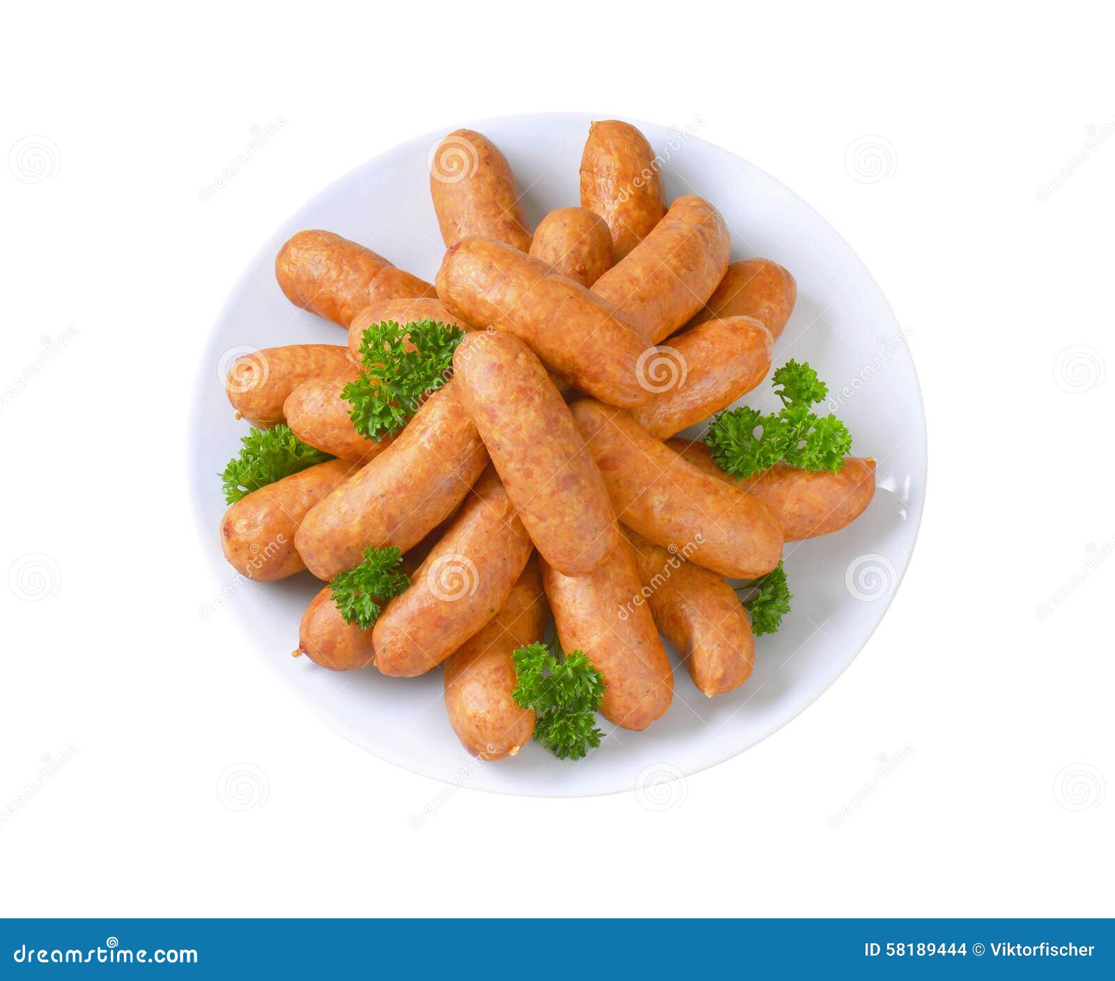 Organic kielbasa sausages stock photo. Image of group 58189444