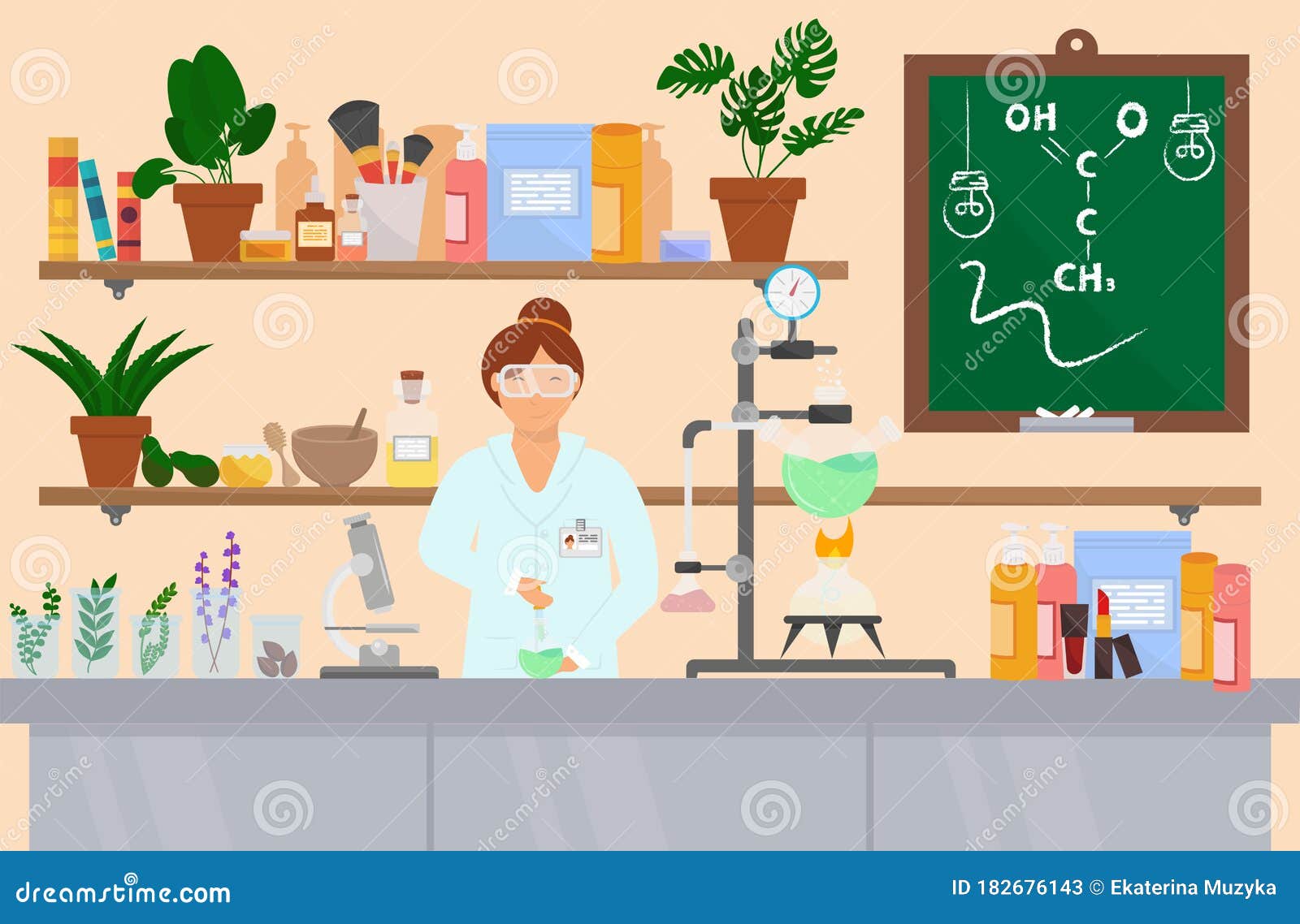 Organic Chemistry Lab Cartoon