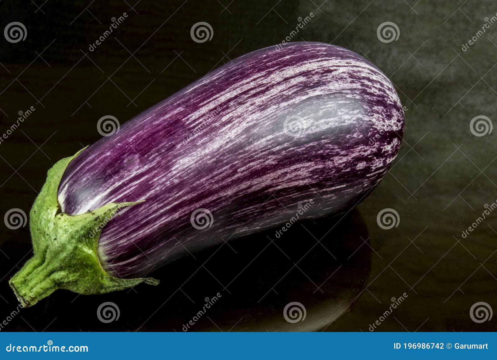 Organic Light Aubergines with Purple Lines Stock Photo Image of