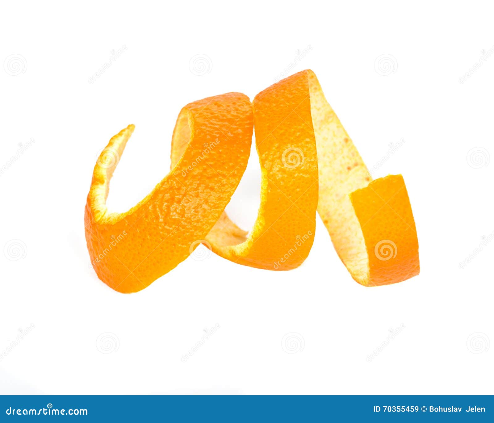 Organic Orange Peel Stock Image Image Of Citrus Spiral 70355459