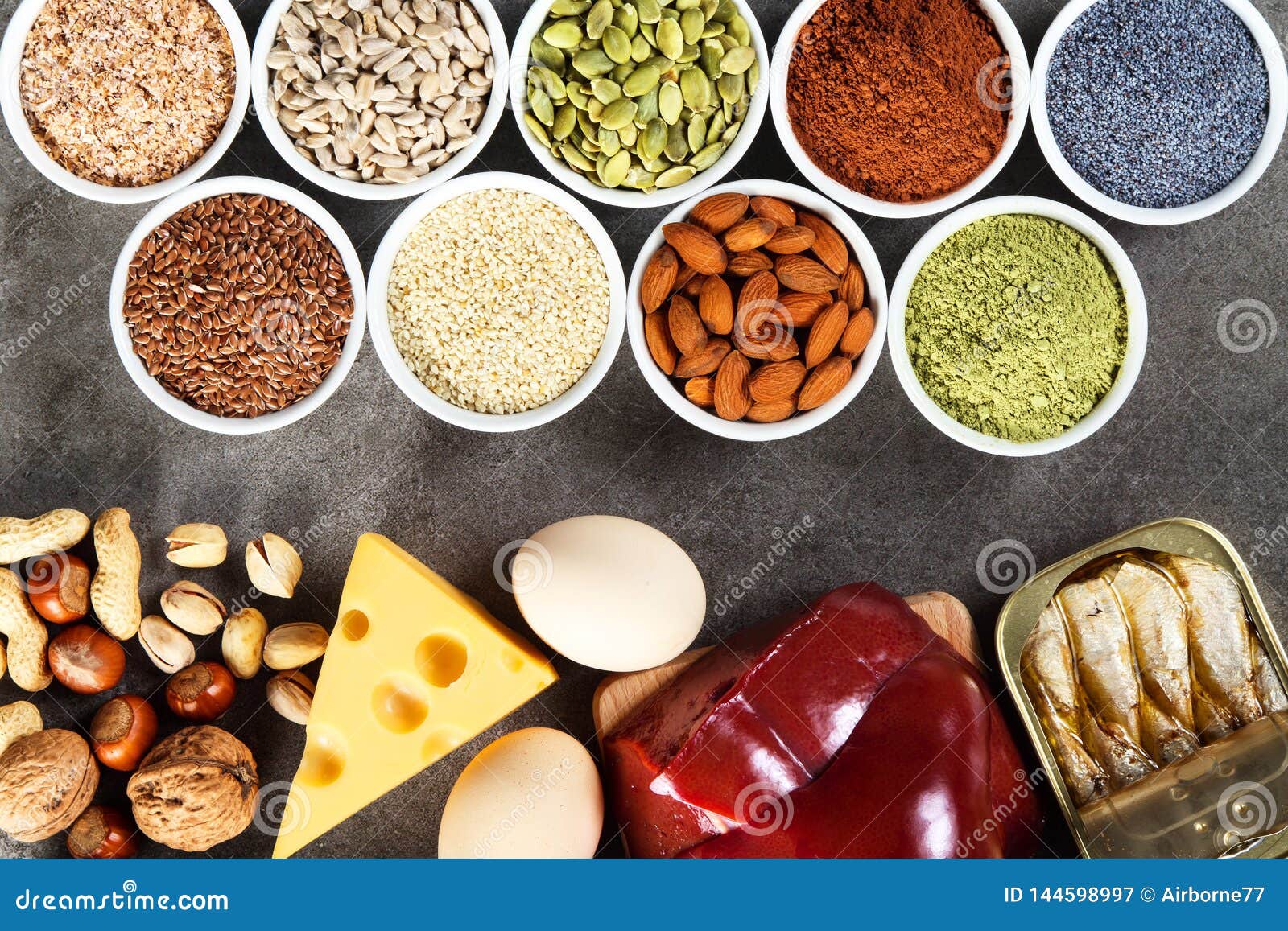 Organic phosphorus sources stock image. Image of seafood 144598997