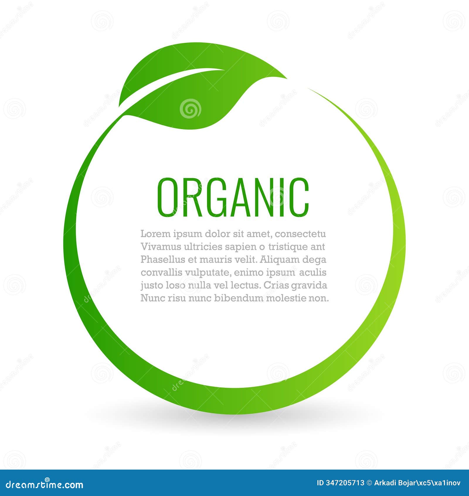 organic-product-description-circle-textbox-cartoon-vector