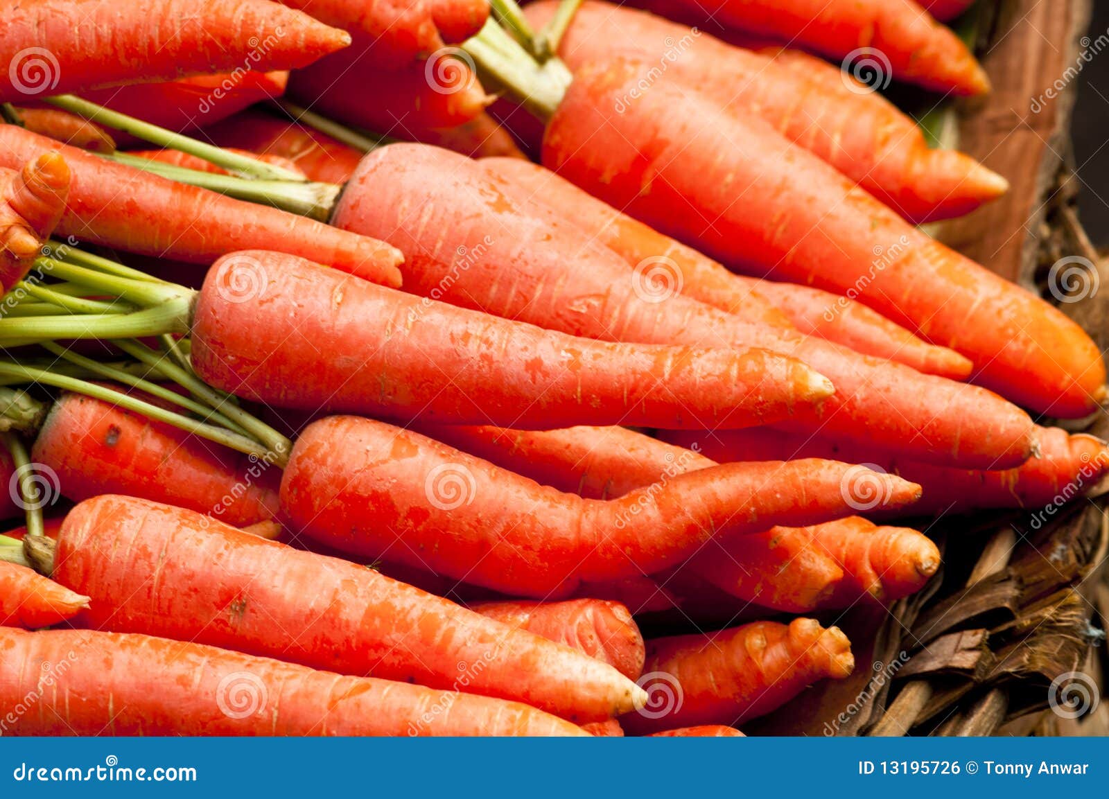 Organic Raw Carrots stock photo. Image of carrots, commerce 13195726