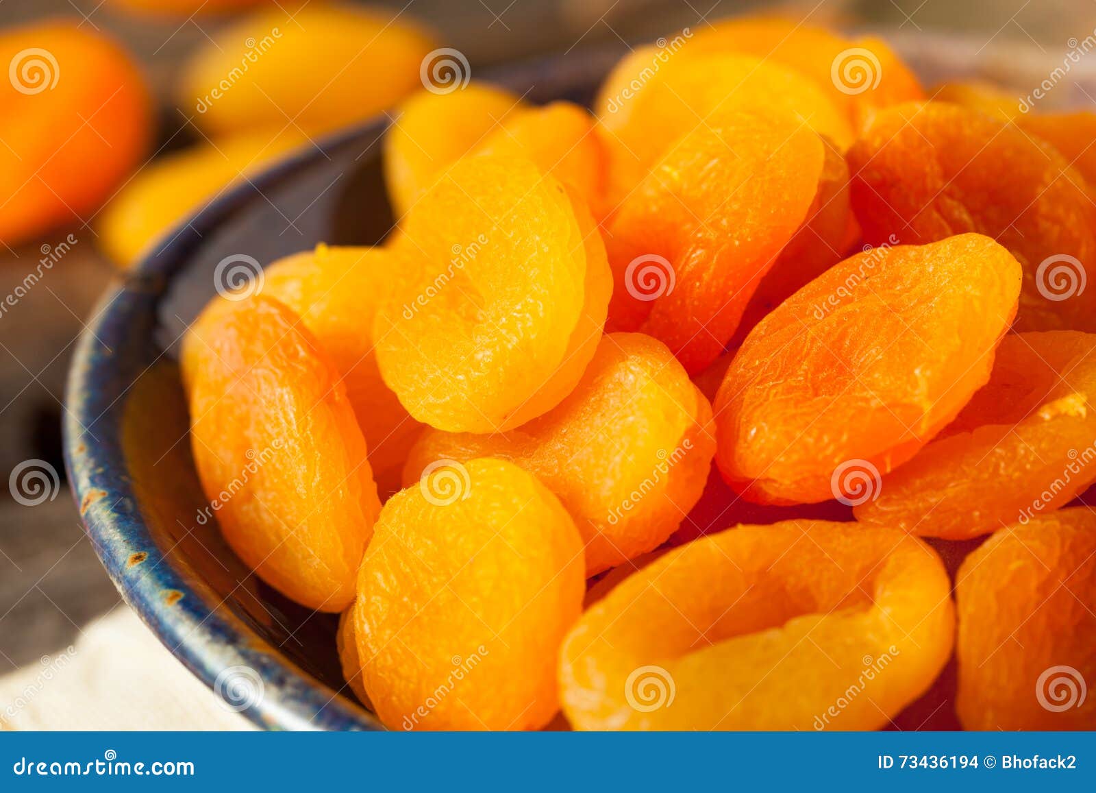 Organic Raw Dry Apricots stock photo. Image of fruits 73436194
