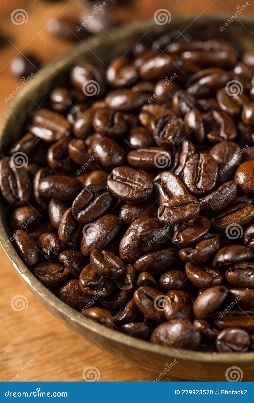 Organic Roasted Espresso Coffee Beans Stock Photo Image of beans