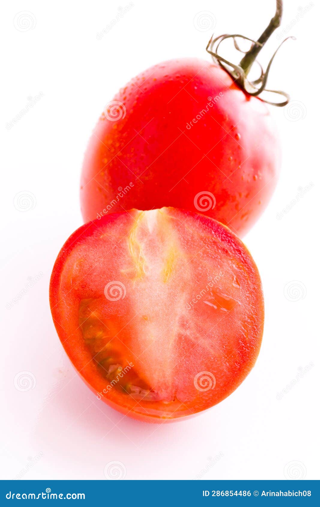Roma tomatoes stock photo. Image of fruit, nature, stem 286854486