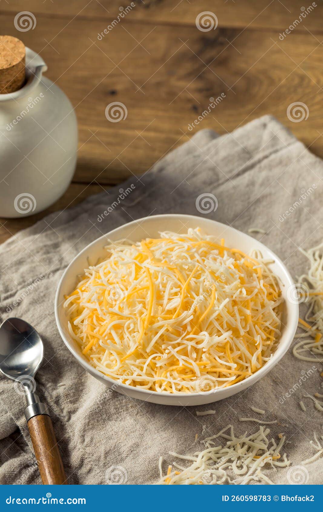 Organic Shredded Mexican Cheese Stock Image Image of italian