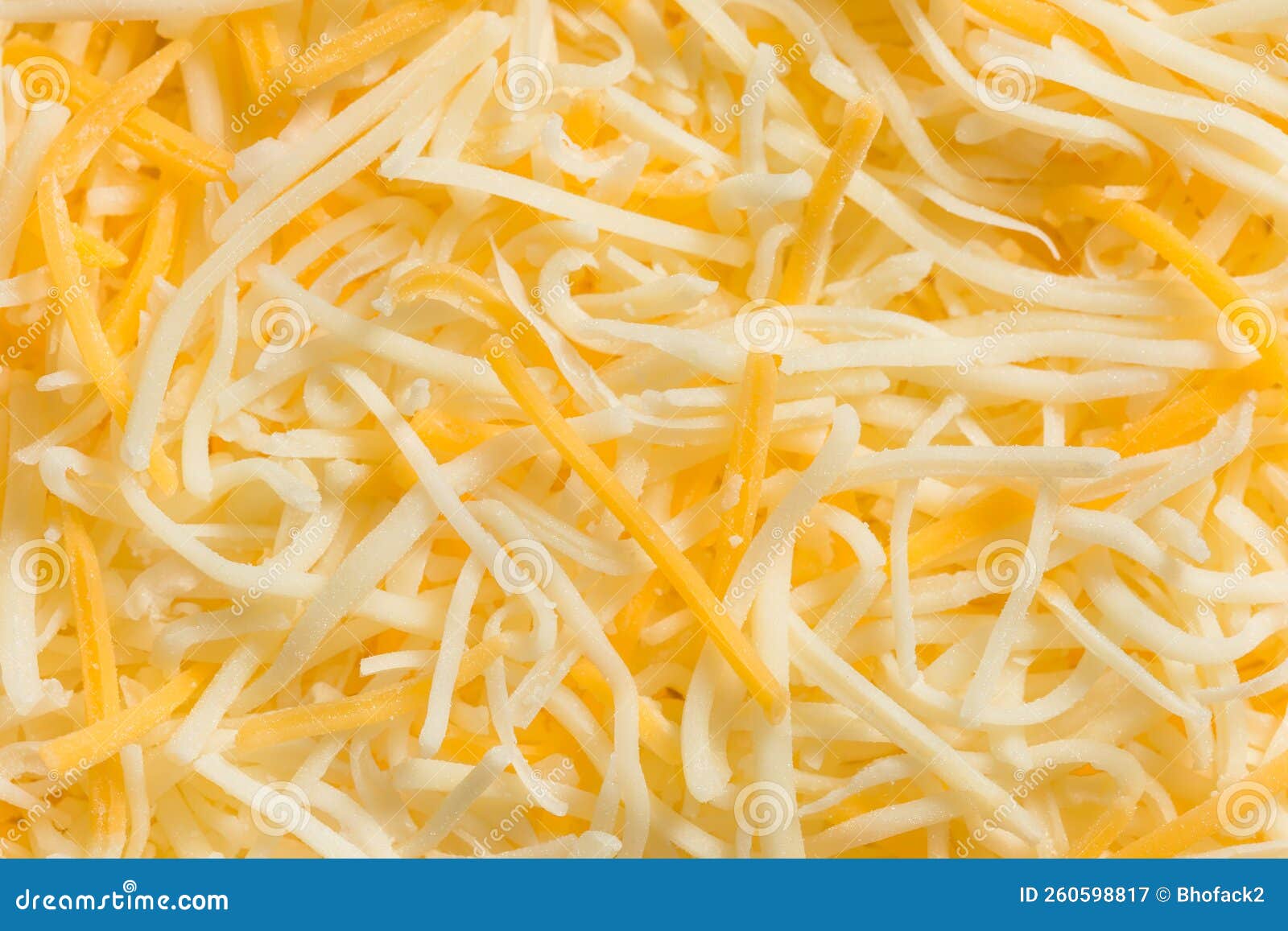 Organic Shredded Mexican Cheese Stock Image Image of shavings