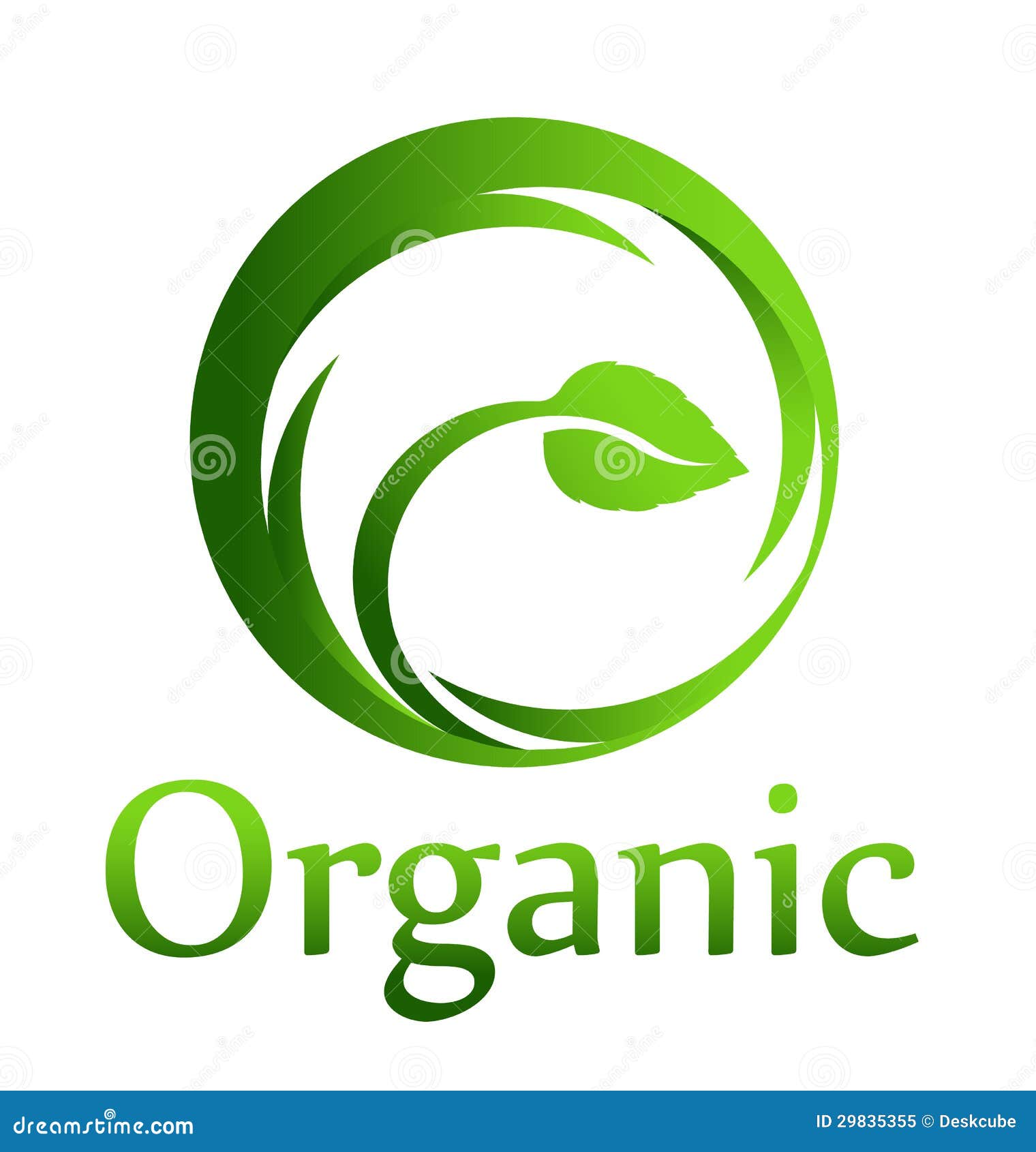 organic circle logo