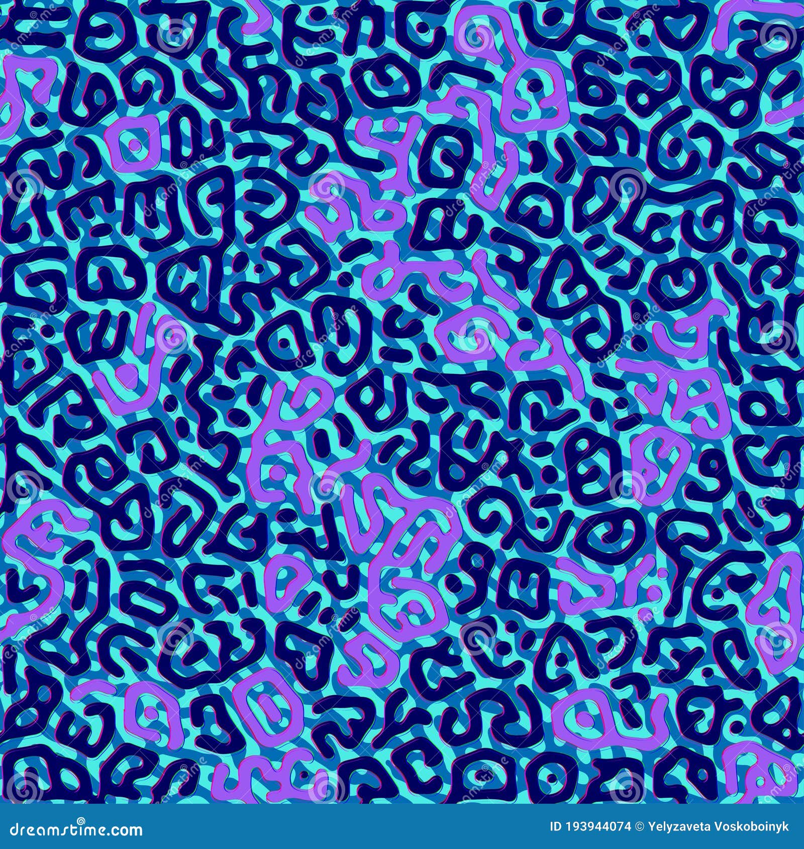 organic turing reaction diffusion pattern