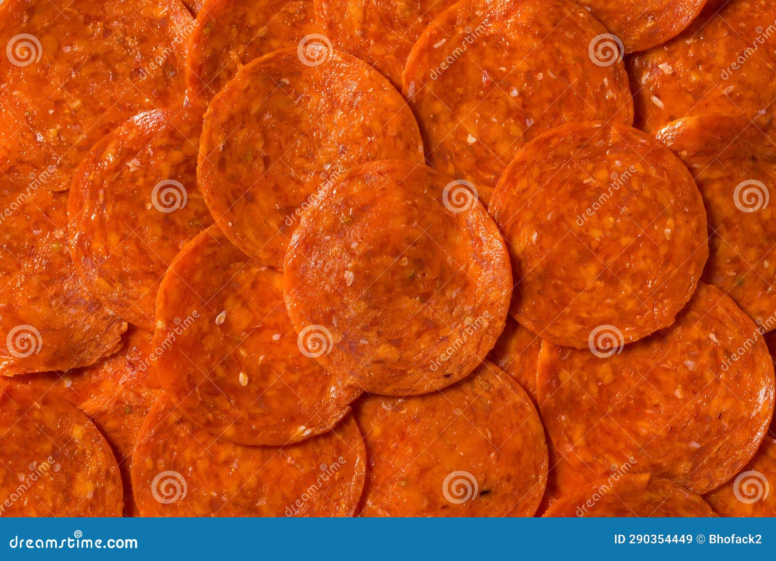Organic Uncured Pepperoni Slices Stock Image Image of pepper, snack