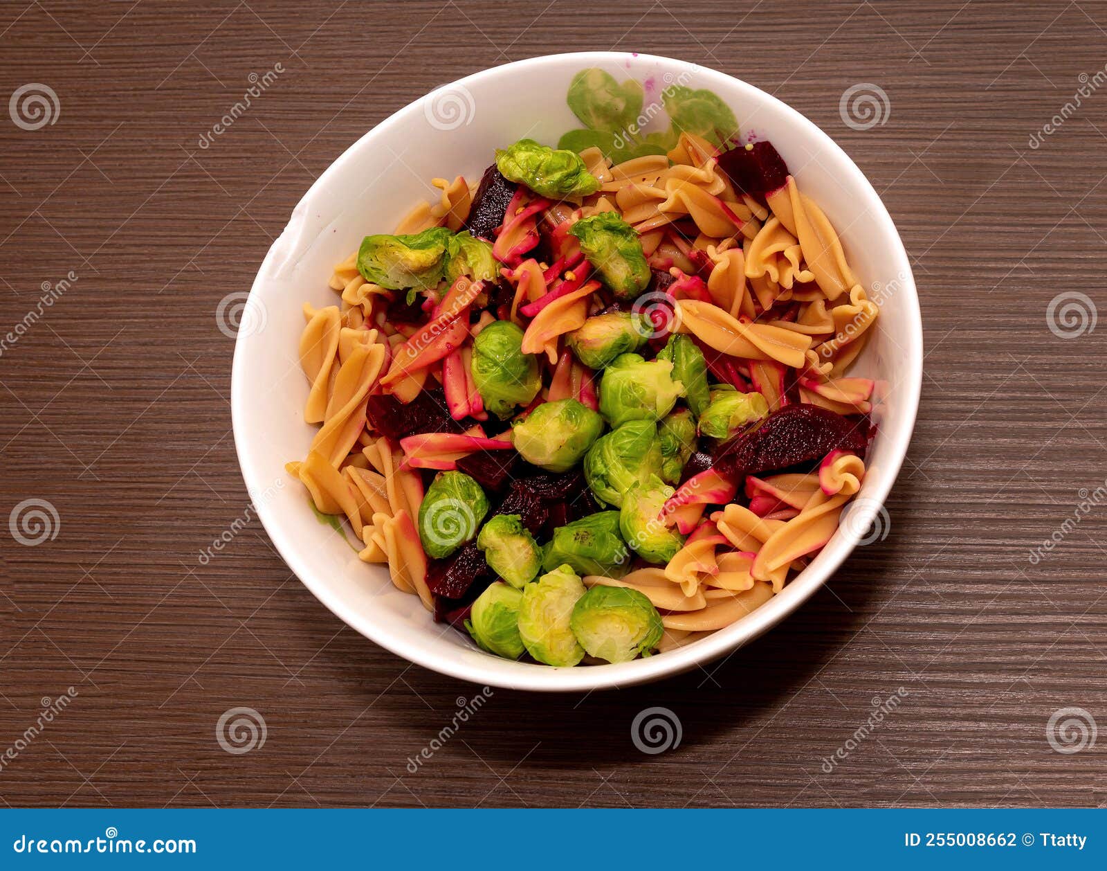 Organic Vegetable Pasta in Bowl Stock Photo Image of dish, meal