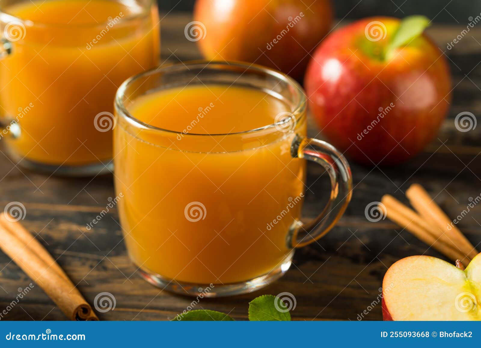 Organic Warm Apple Cider Cocktail Stock Photo Image of ingredient