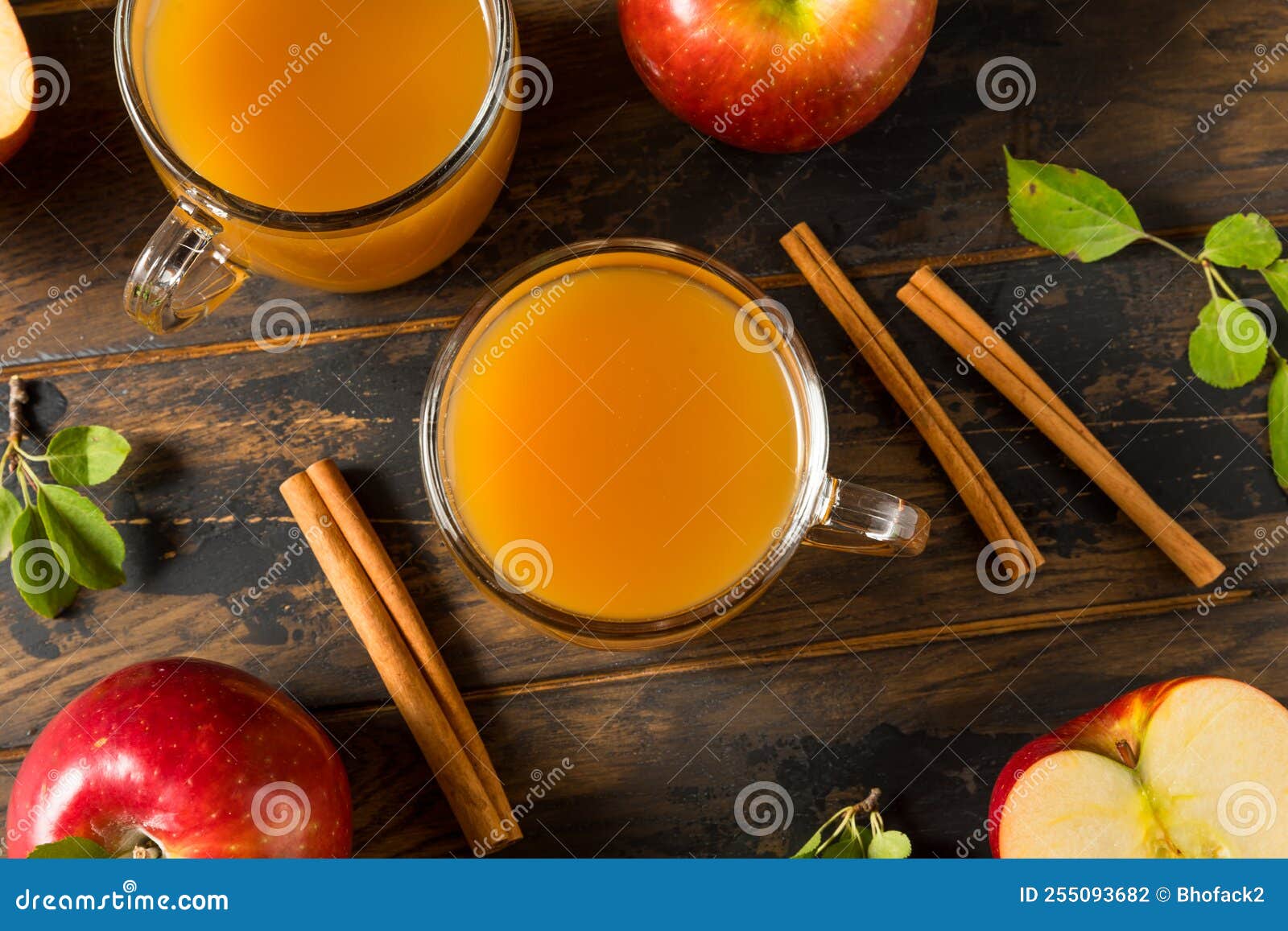 Organic Warm Apple Cider Cocktail Stock Photo Image of cider
