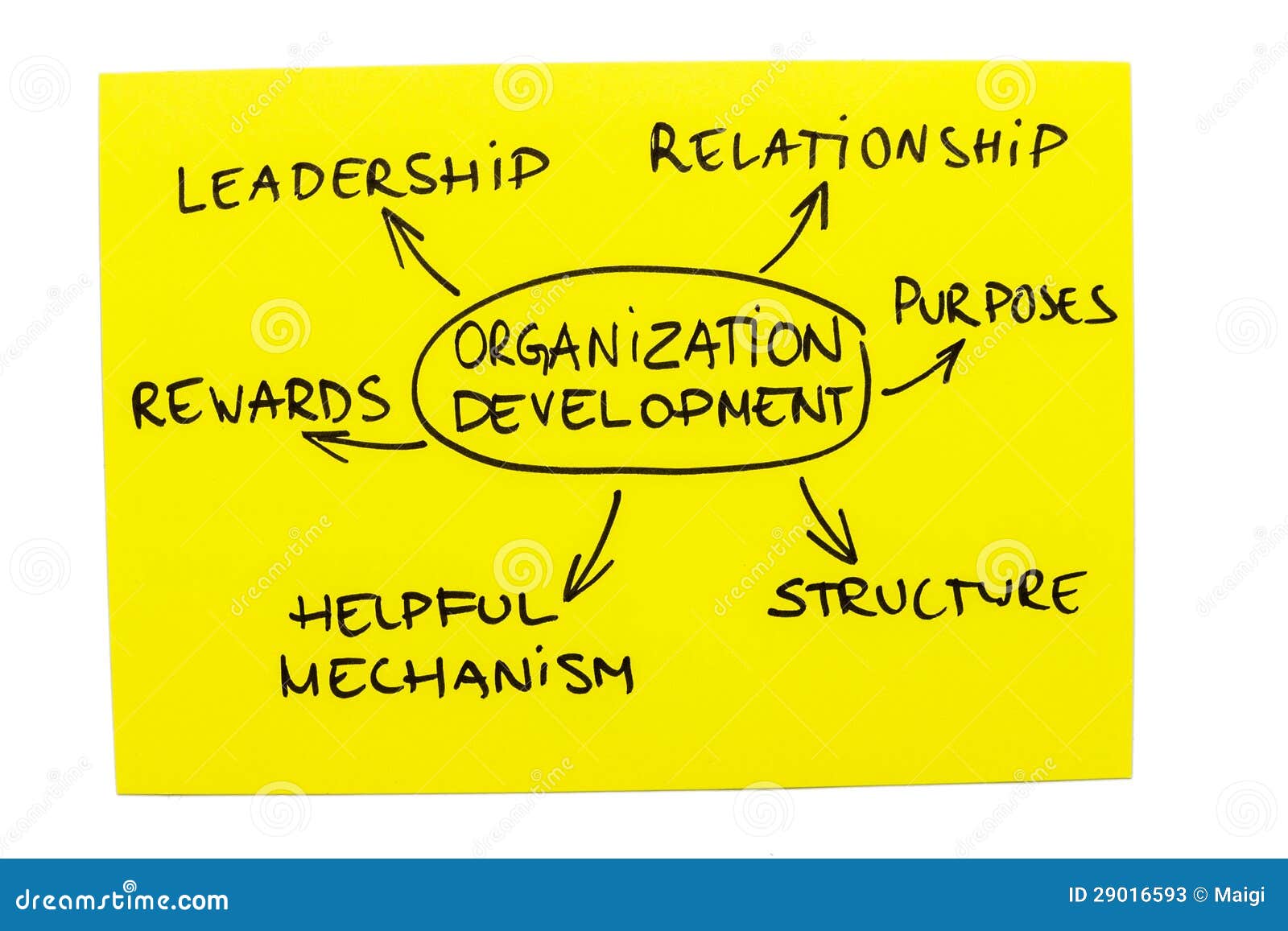 Organization Development Diagram Stock Photos - Image: 29016593