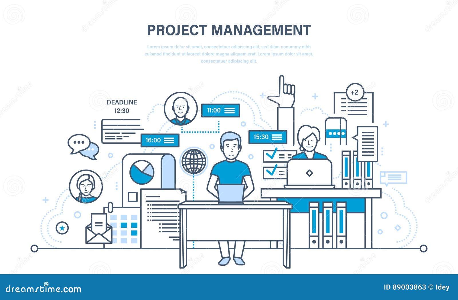 Organization Of Working Process Time Business Planning