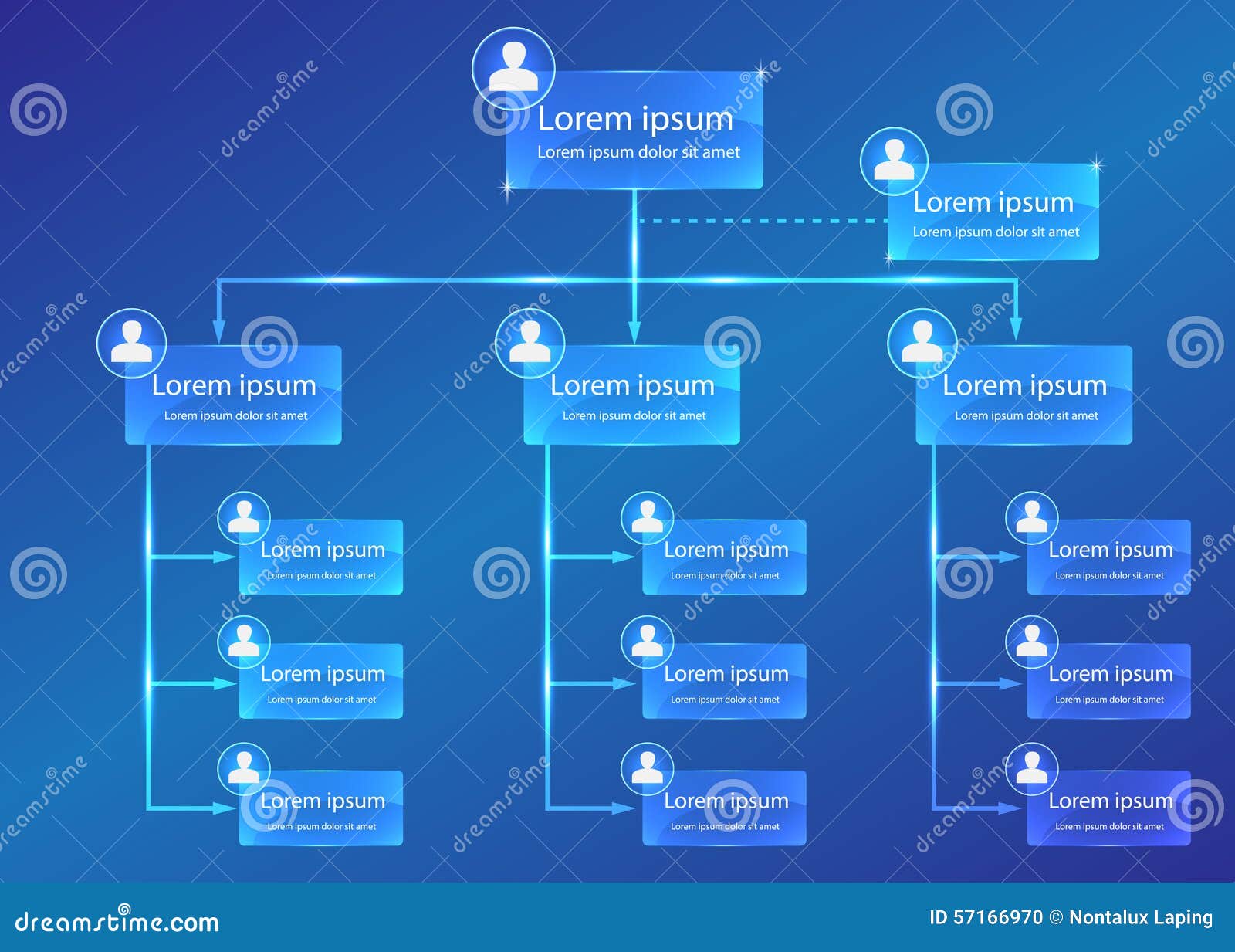 Background Design For Organizational Chart