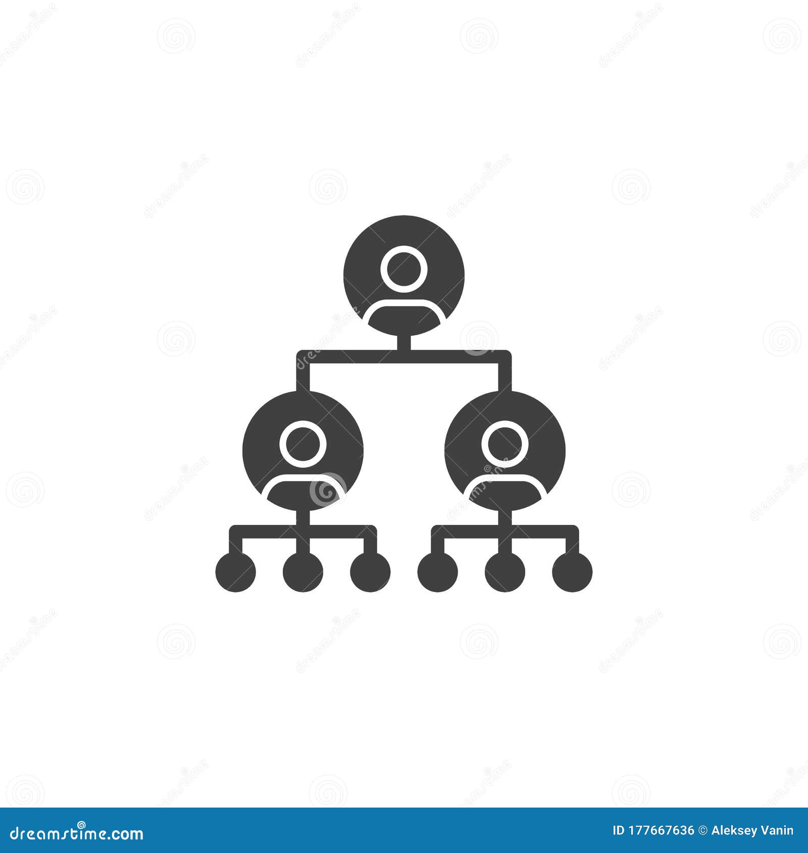 organizational chart  icon