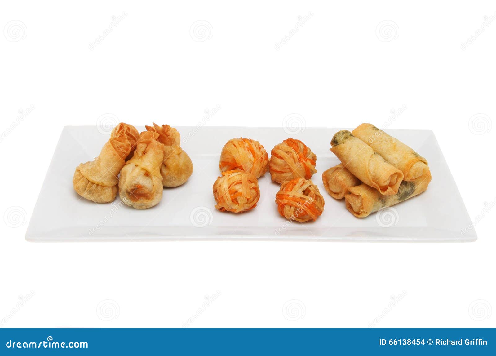 Oriental Appetizers on a Plate Stock Photo Image of hors, snack 66138454