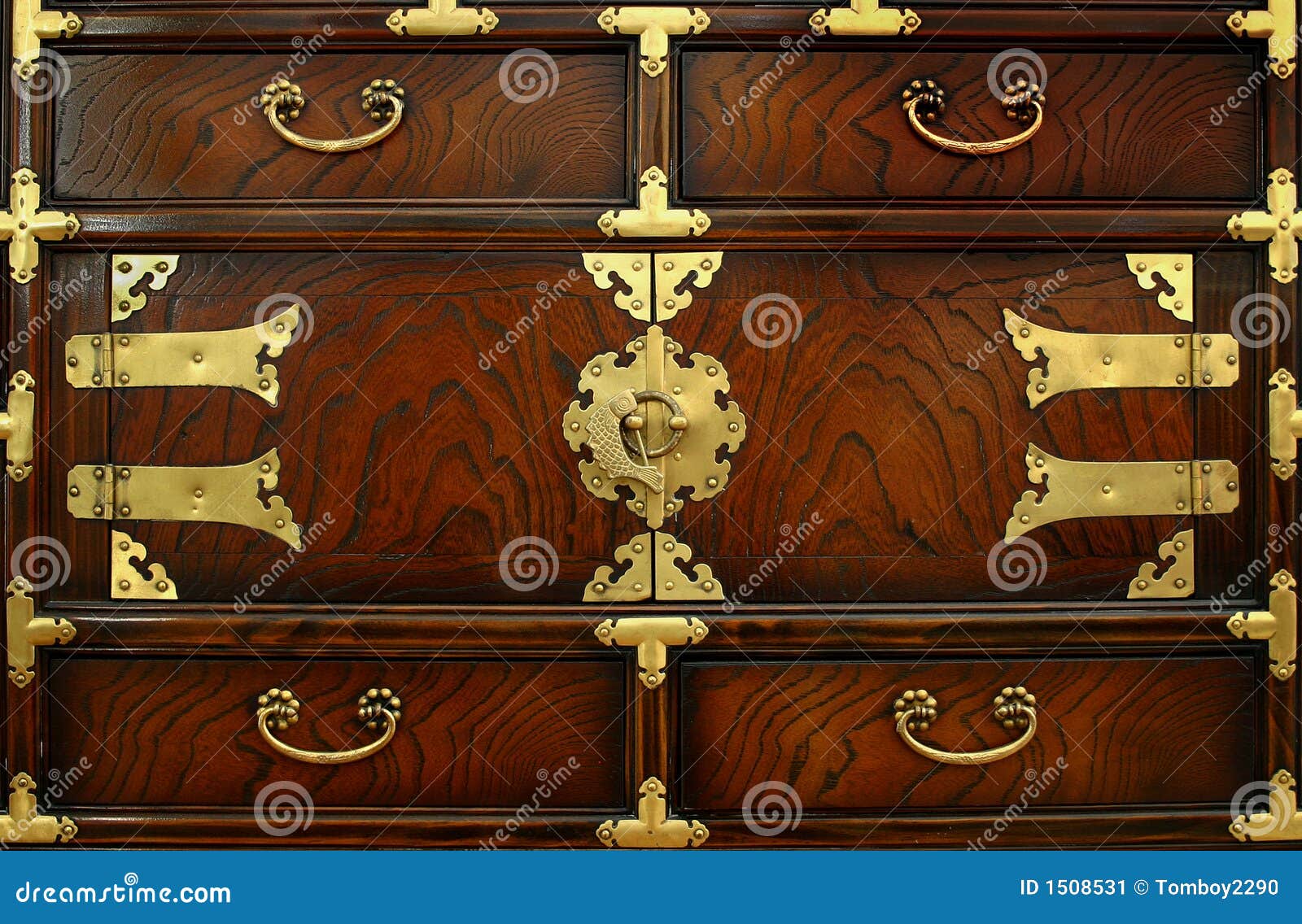 Oriental Cabinet Stock Image Image Of Oriental Detailed 1508531