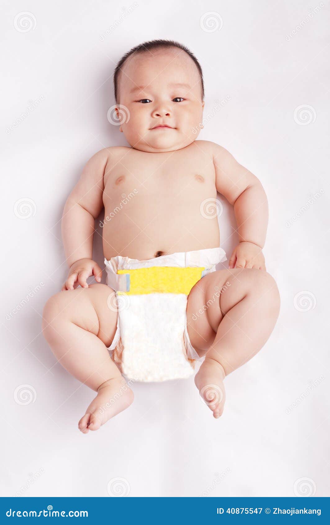Oriental Children Wearing Diapers Stock Image Image of ecological