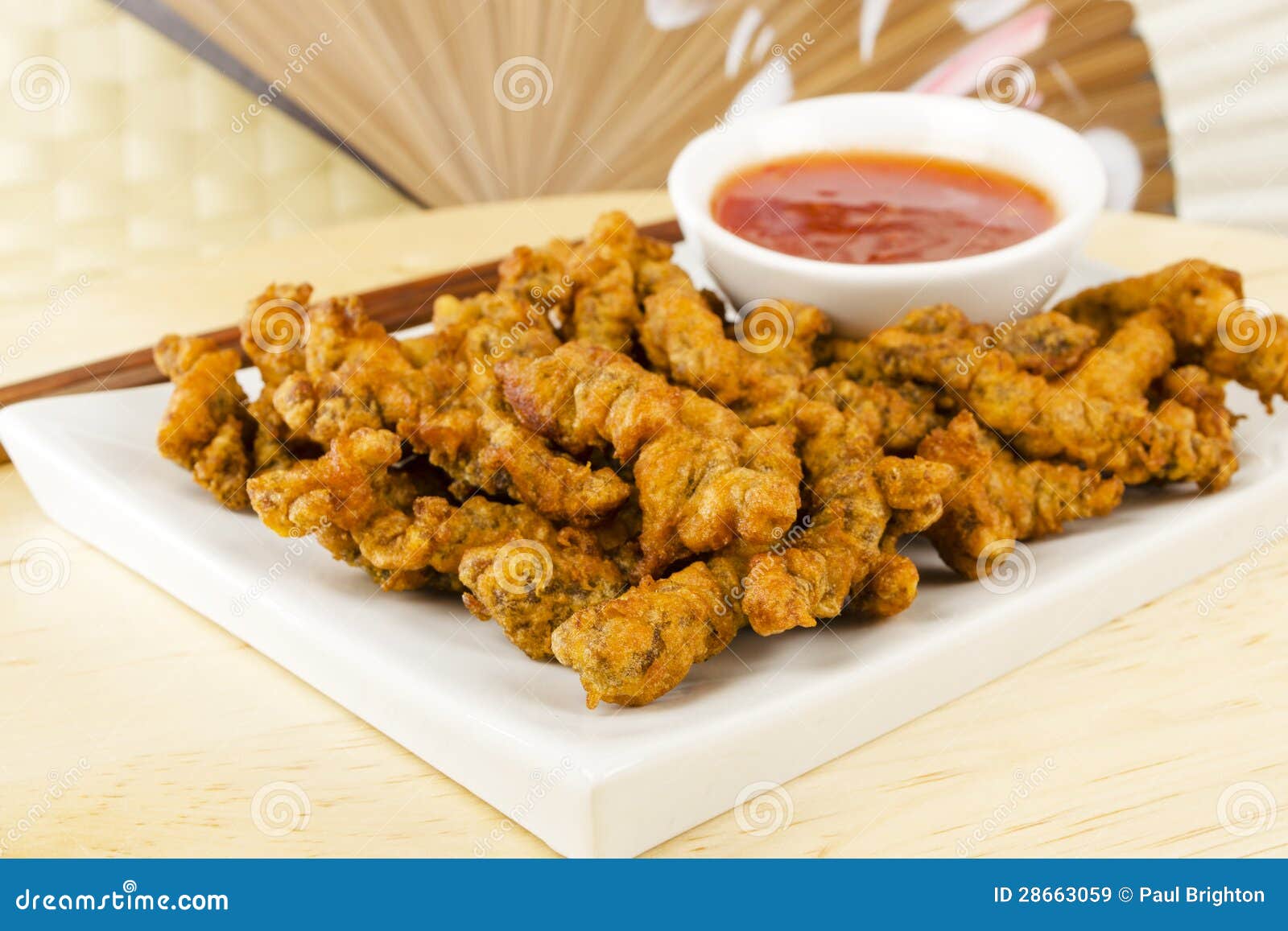 Oriental Deep Fried Crispy Beef Stock Image Image of meat, chili